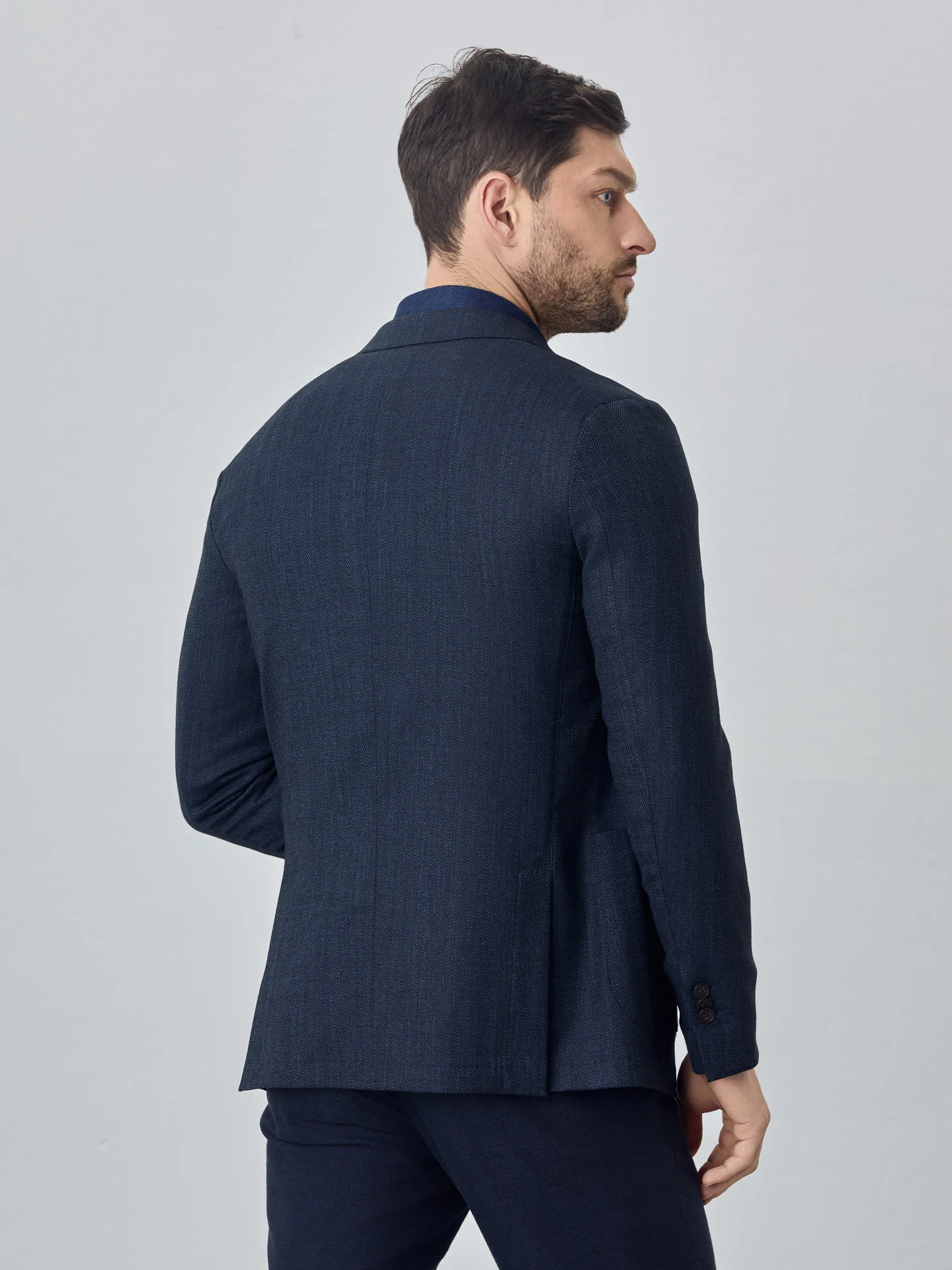 Blazer bi-stretch em espinha da edição Luxeleisure - Image 4
