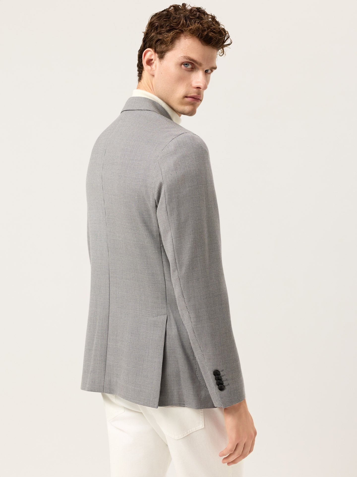 Blazer com Bolsos de Chapa Pied Poule - Image 3