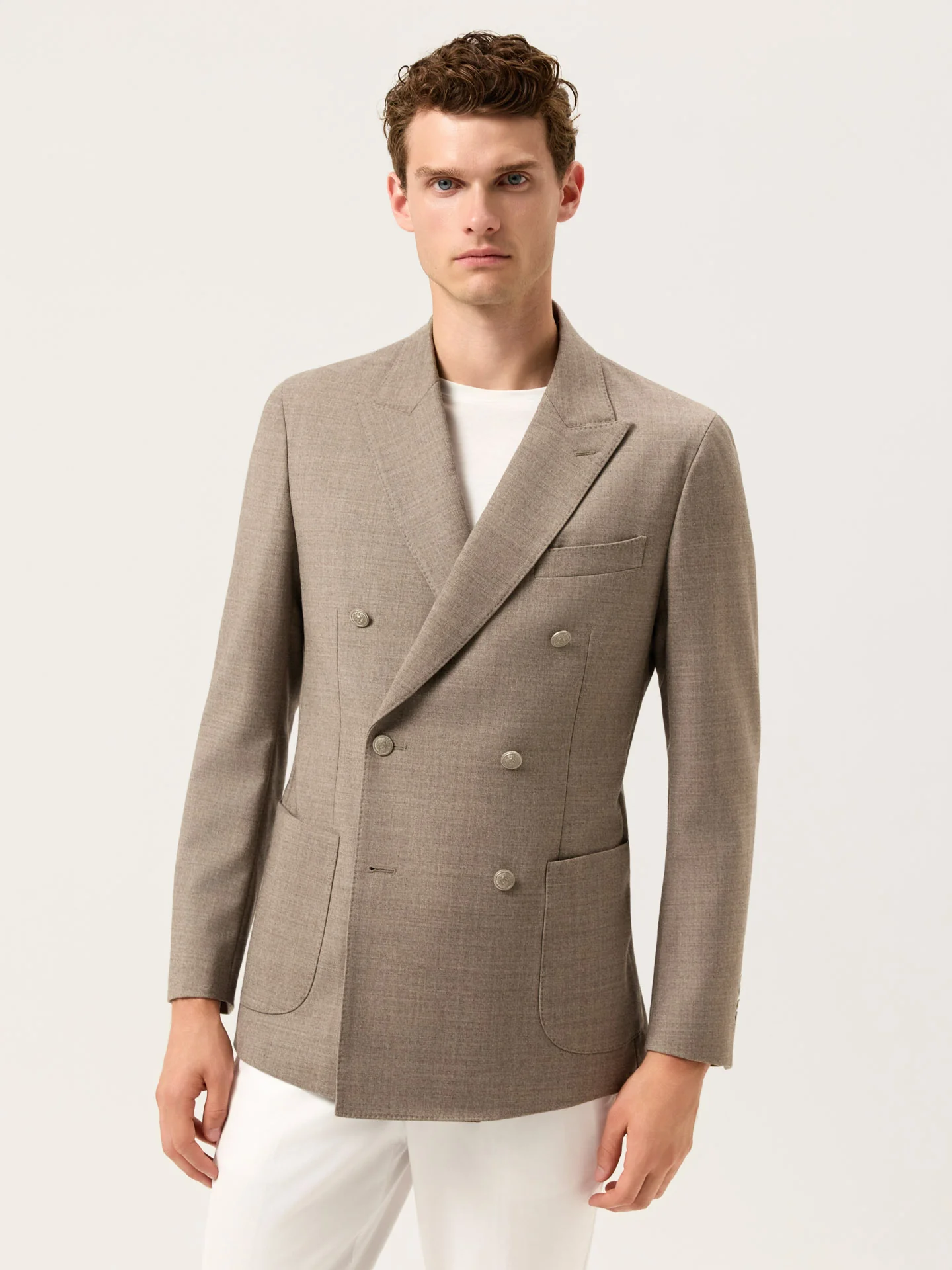 Blazer de Flanela Suave com Bolsos de Chapa - Image 3