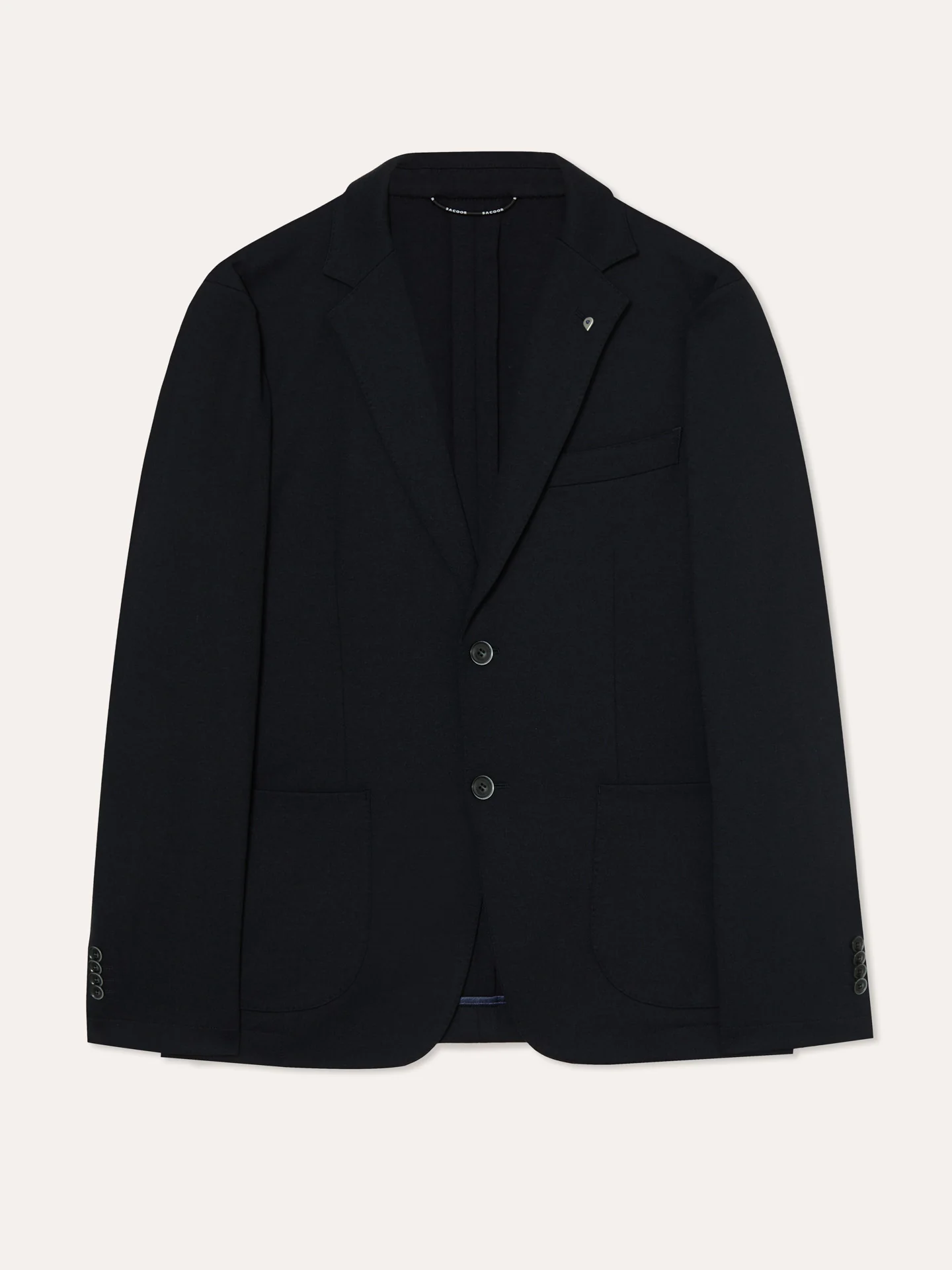 Blazer desestruturado K.Mouliné azul escuro - Image 5