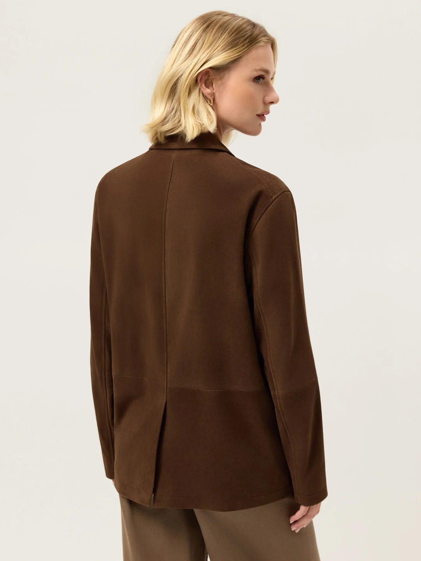 Blazer Oversized em Camurça - Image 4
