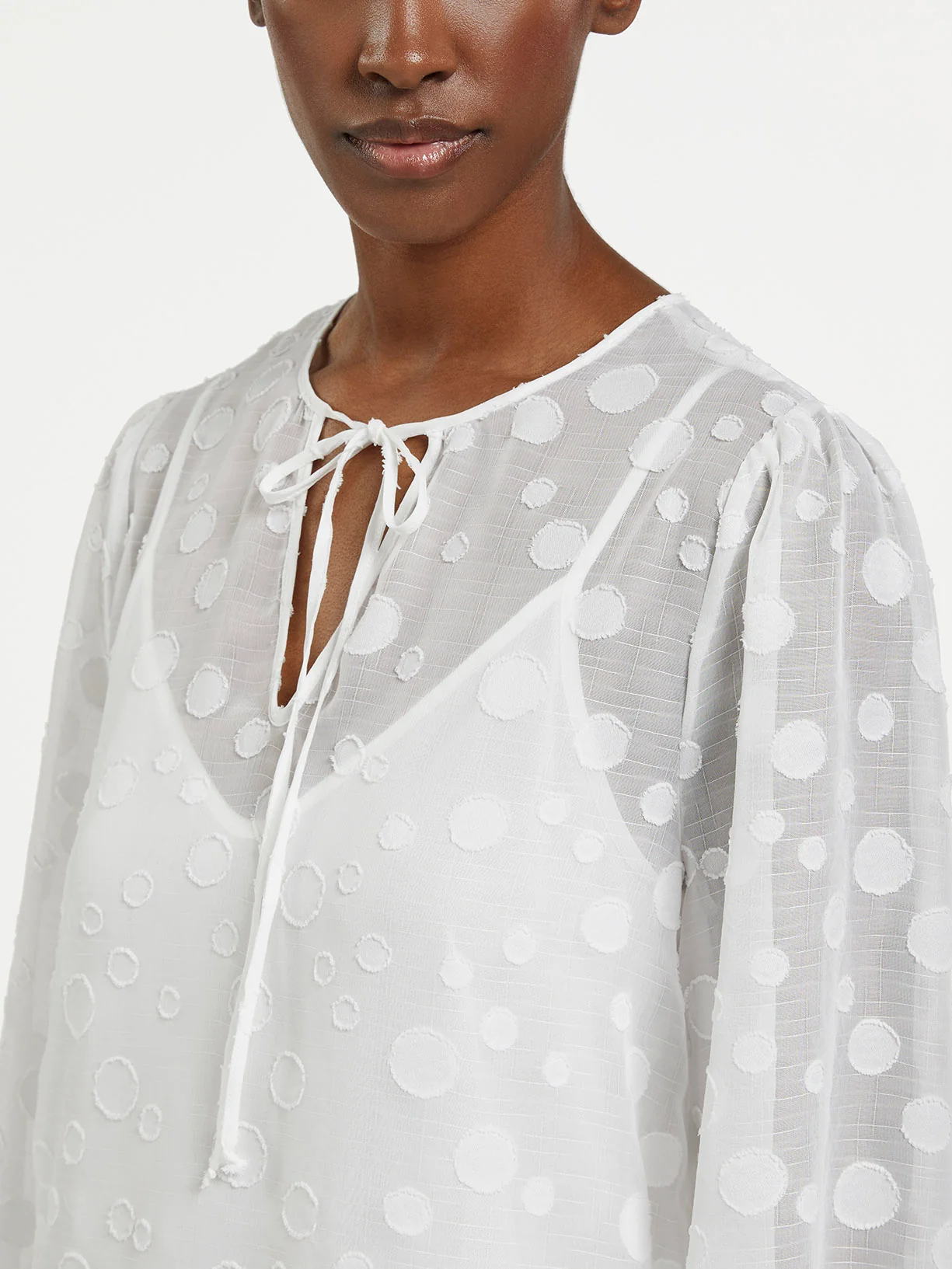 Blusa com mangas balão - Image 2