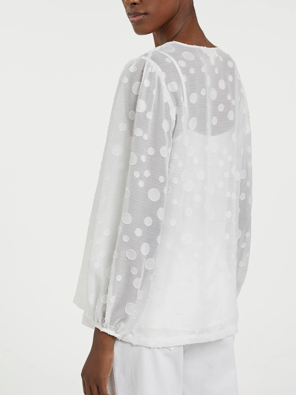Blusa com mangas balão - Image 3