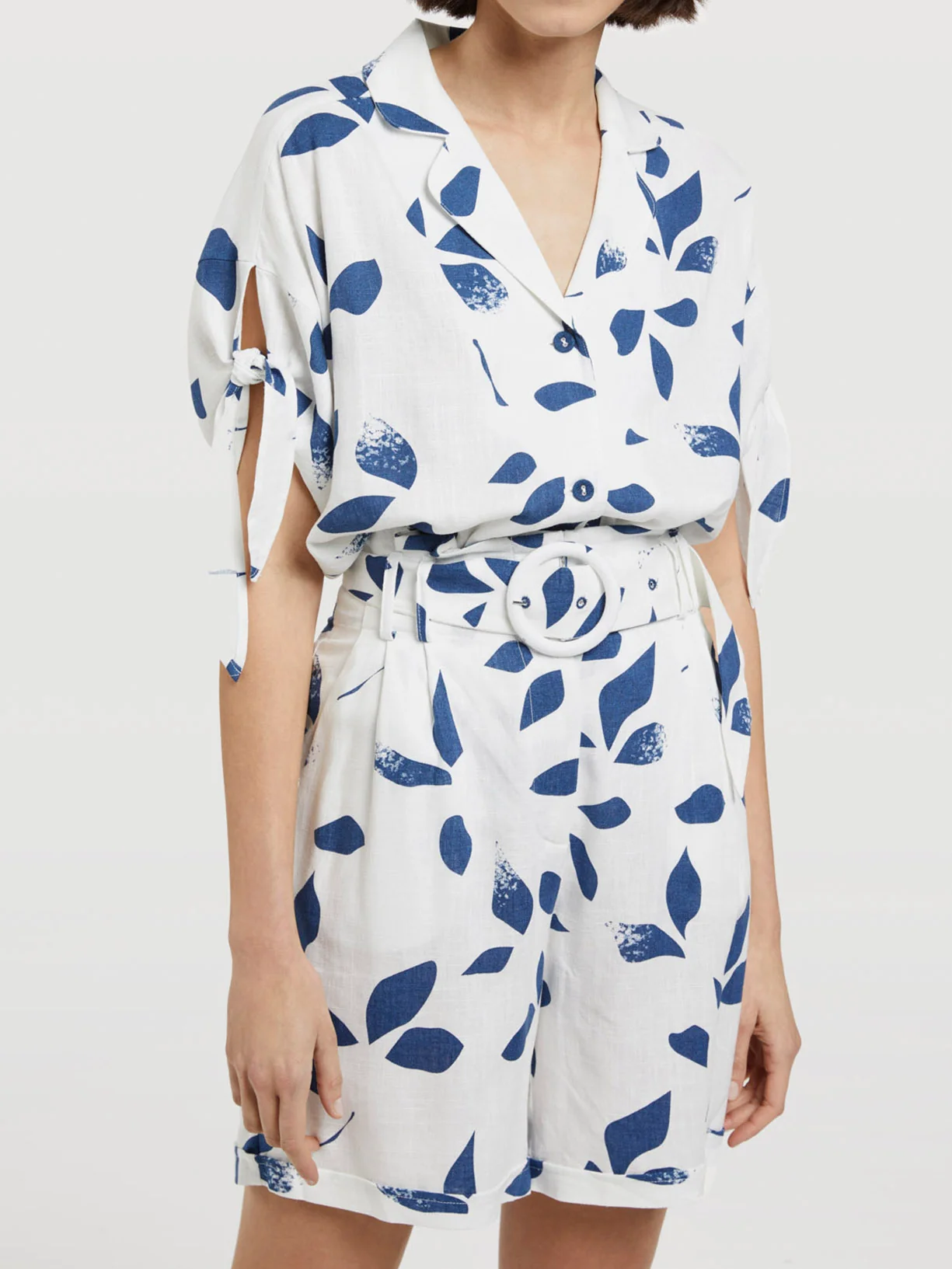 Blusa estampada loose fit