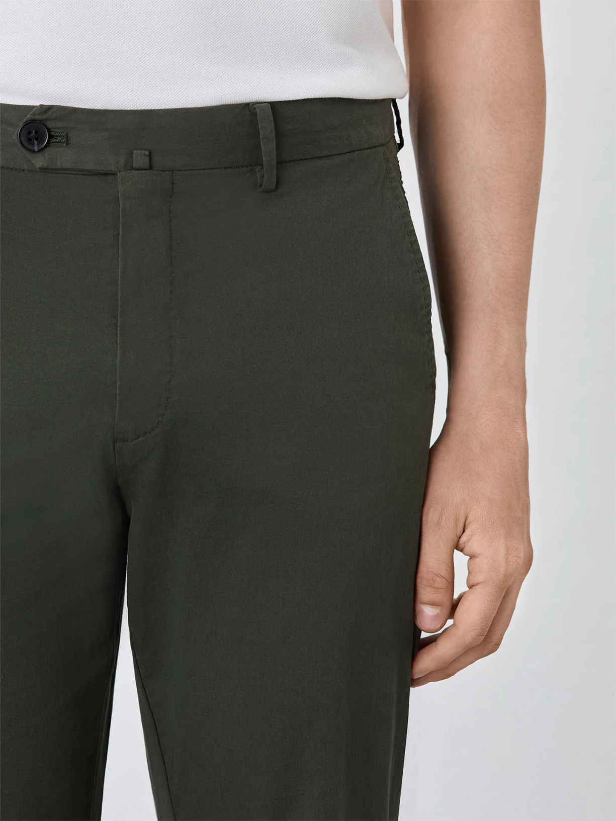 Calça Chino Regular Fit Com Bolso Relógio - Image 12