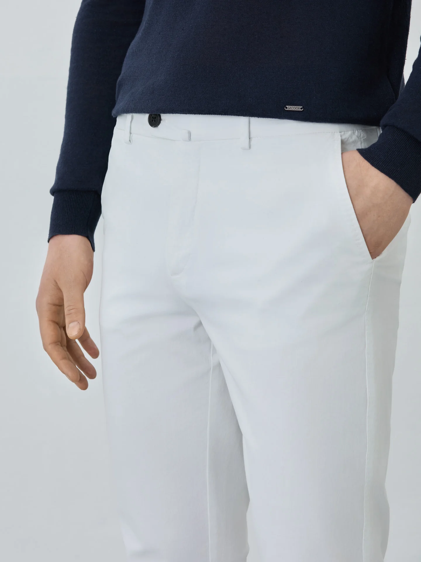 Calça Chino Slim Fit Com Bolso Relógio - Image 33
