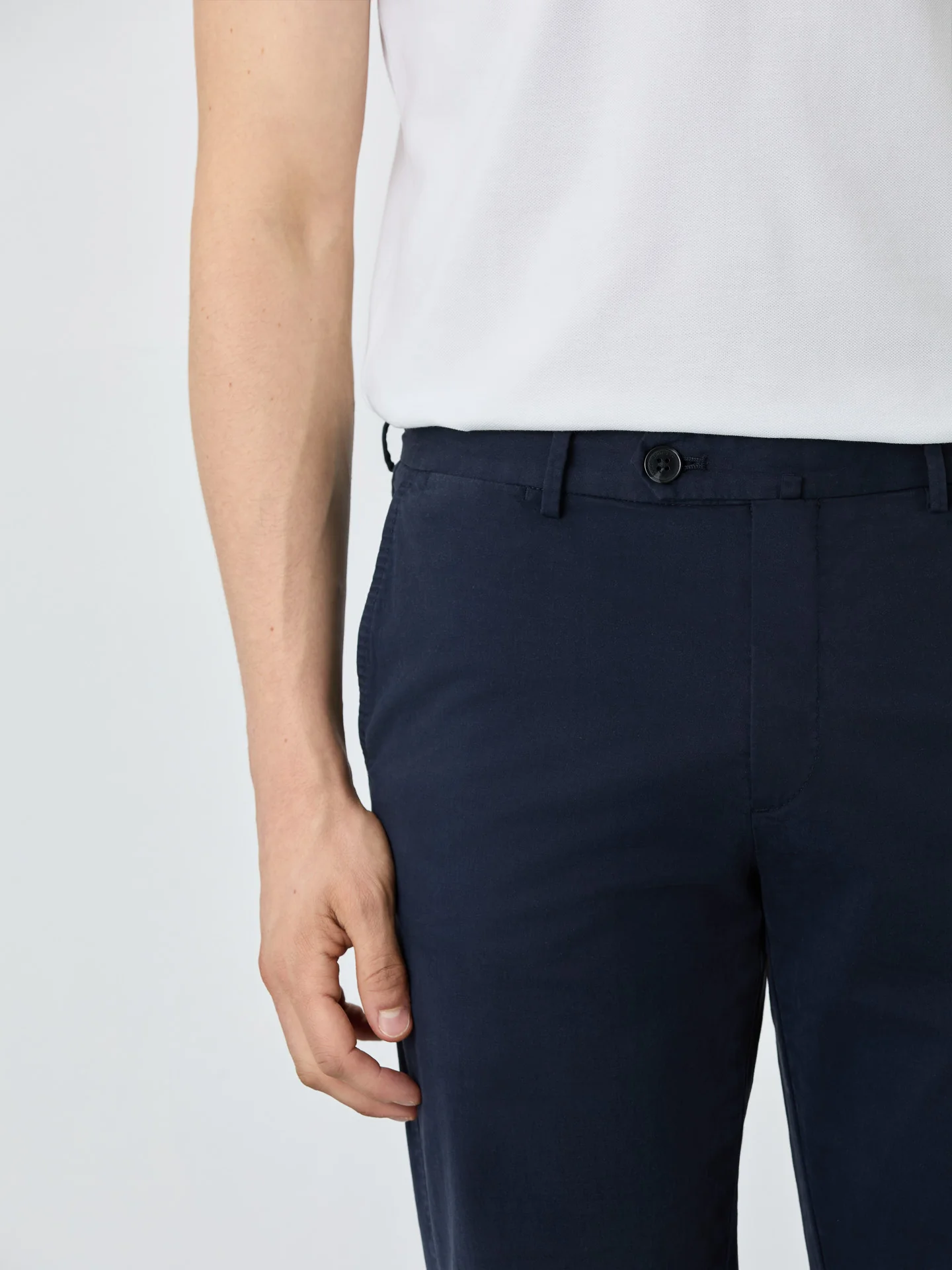 Calça Chino Slim Fit Com Bolso Relógio - Image 5