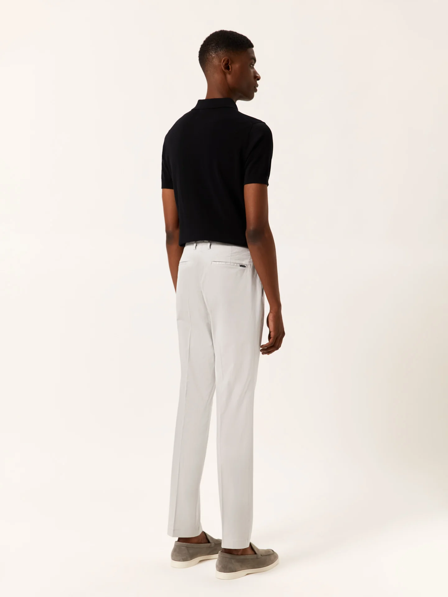 Calças casuais de sarja slim fit garment dye - Image 18
