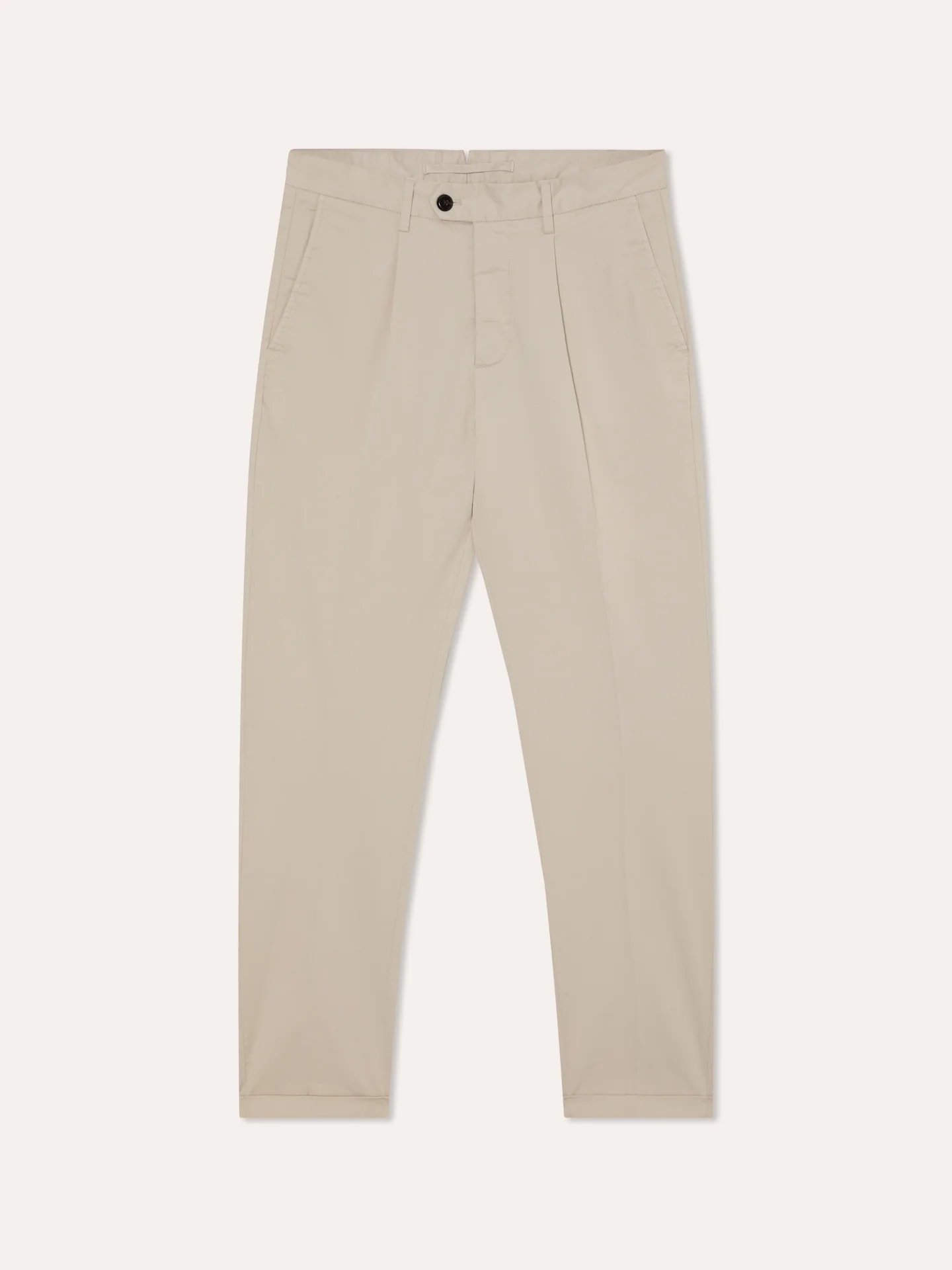 Calças casuais slim fit em canvas garment dye - Image 13