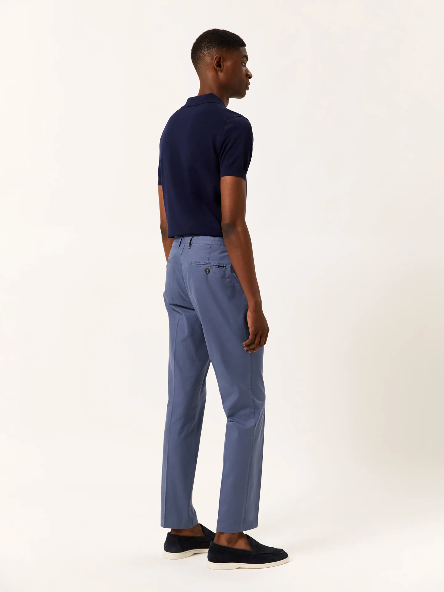 Calças casuais slim fit em canvas garment dye - Image 7