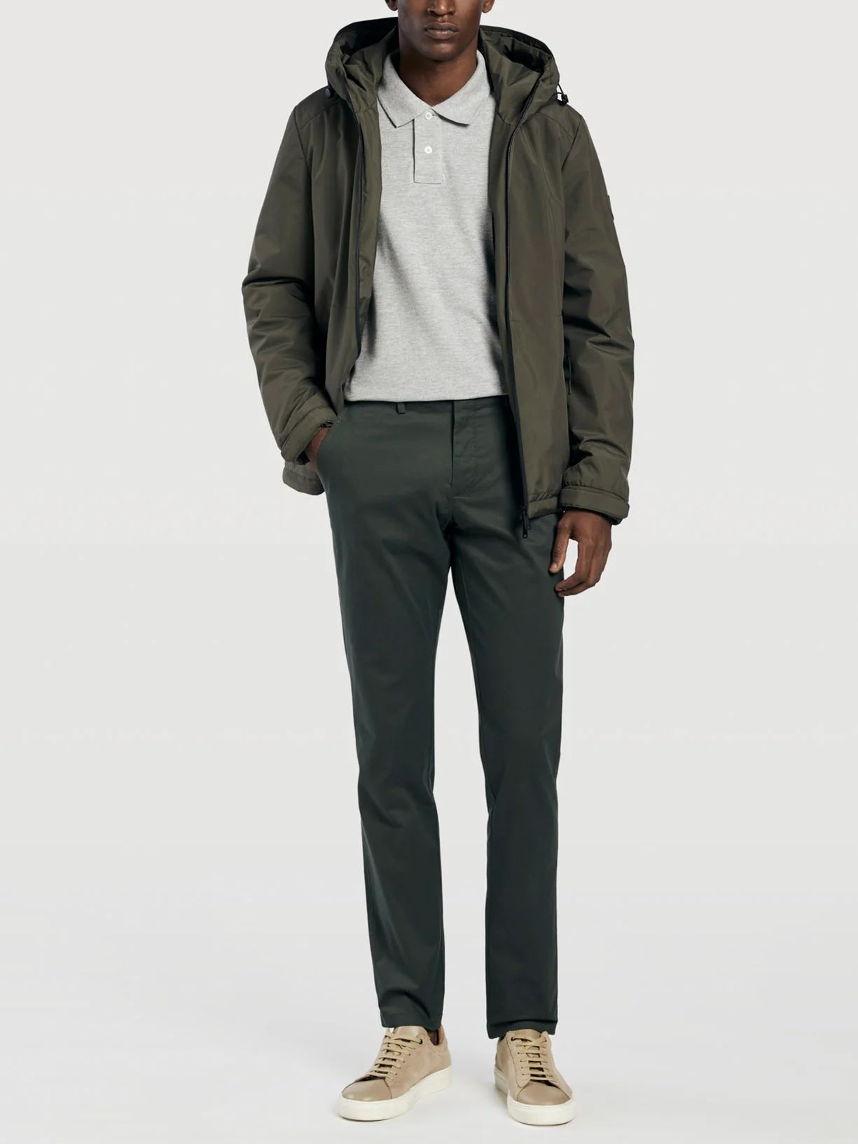 Calças chino garment dye slim fit - Image 8