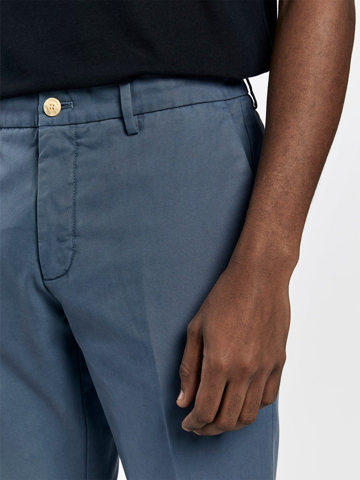 Calças chino Panama 100%bci algodão slim fit - Image 14