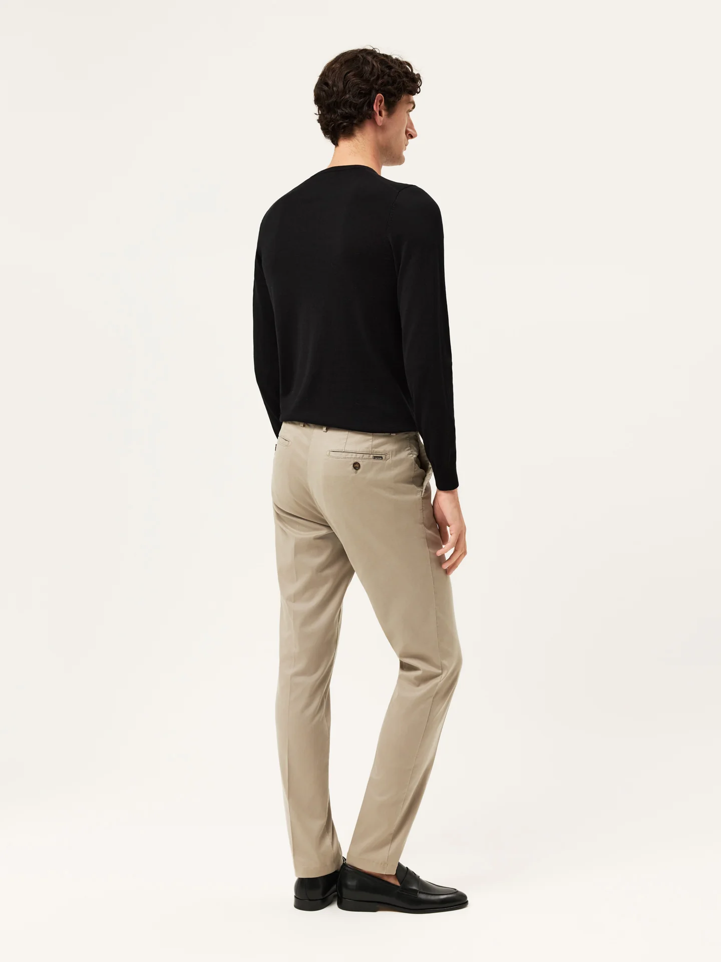 Calças Chino Slim fit em Sarja com Toque de Caxemira e Mistura de Tencel - Image 14