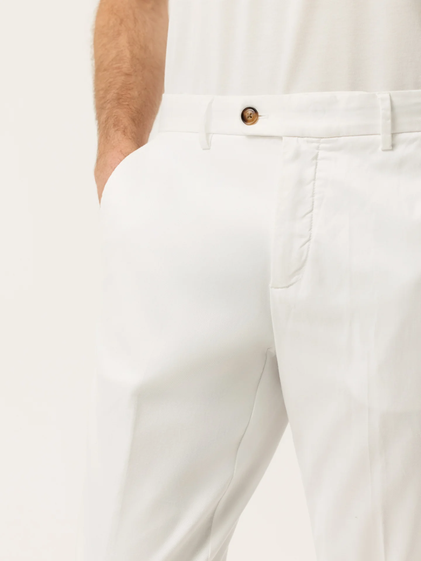 Calças Chino Slim fit em Sarja com Toque de Caxemira e Mistura de Tencel - Image 24