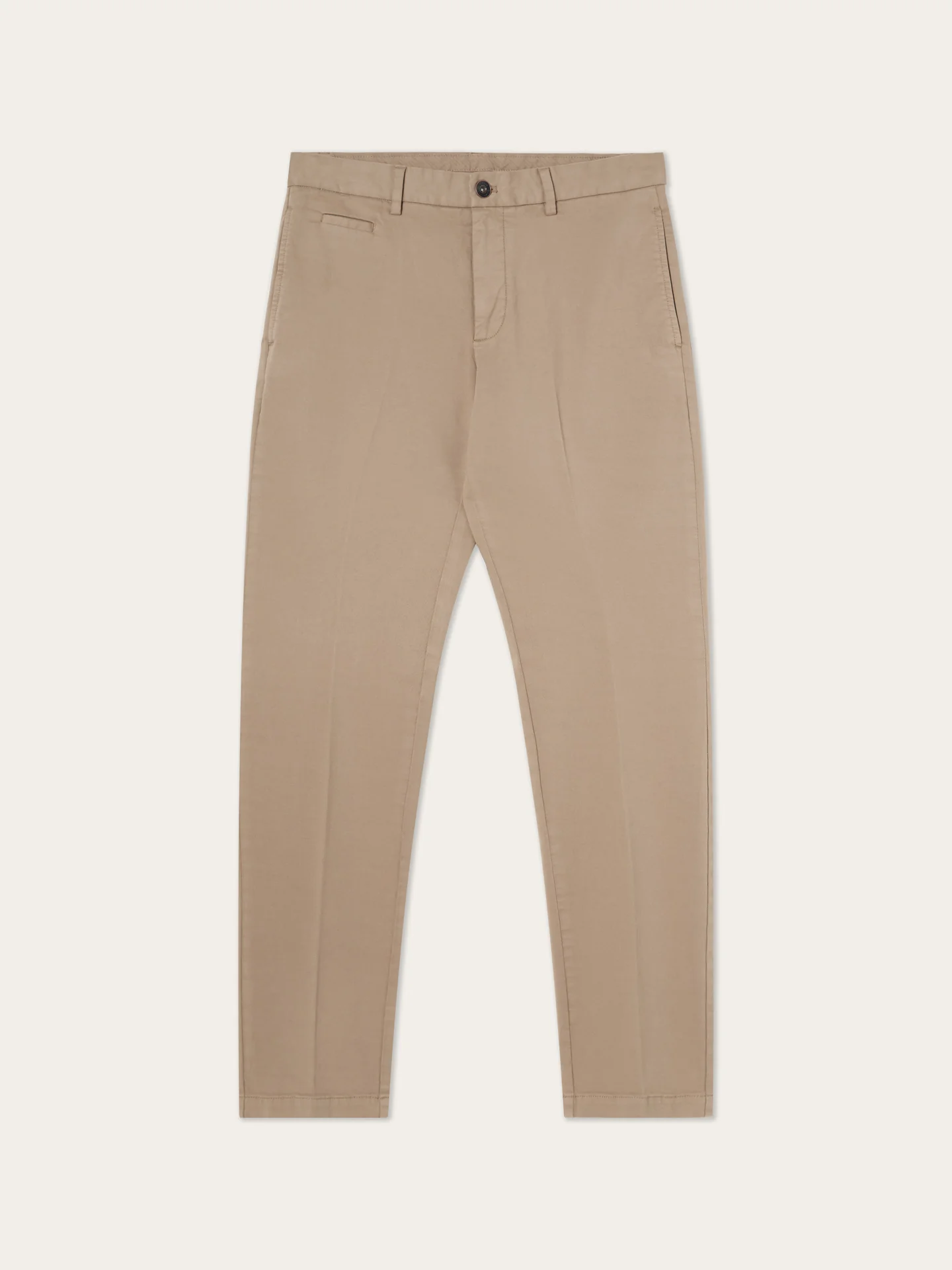 Calças Chino Slim Fit em Sarja Faded Garment Dye - Image 4