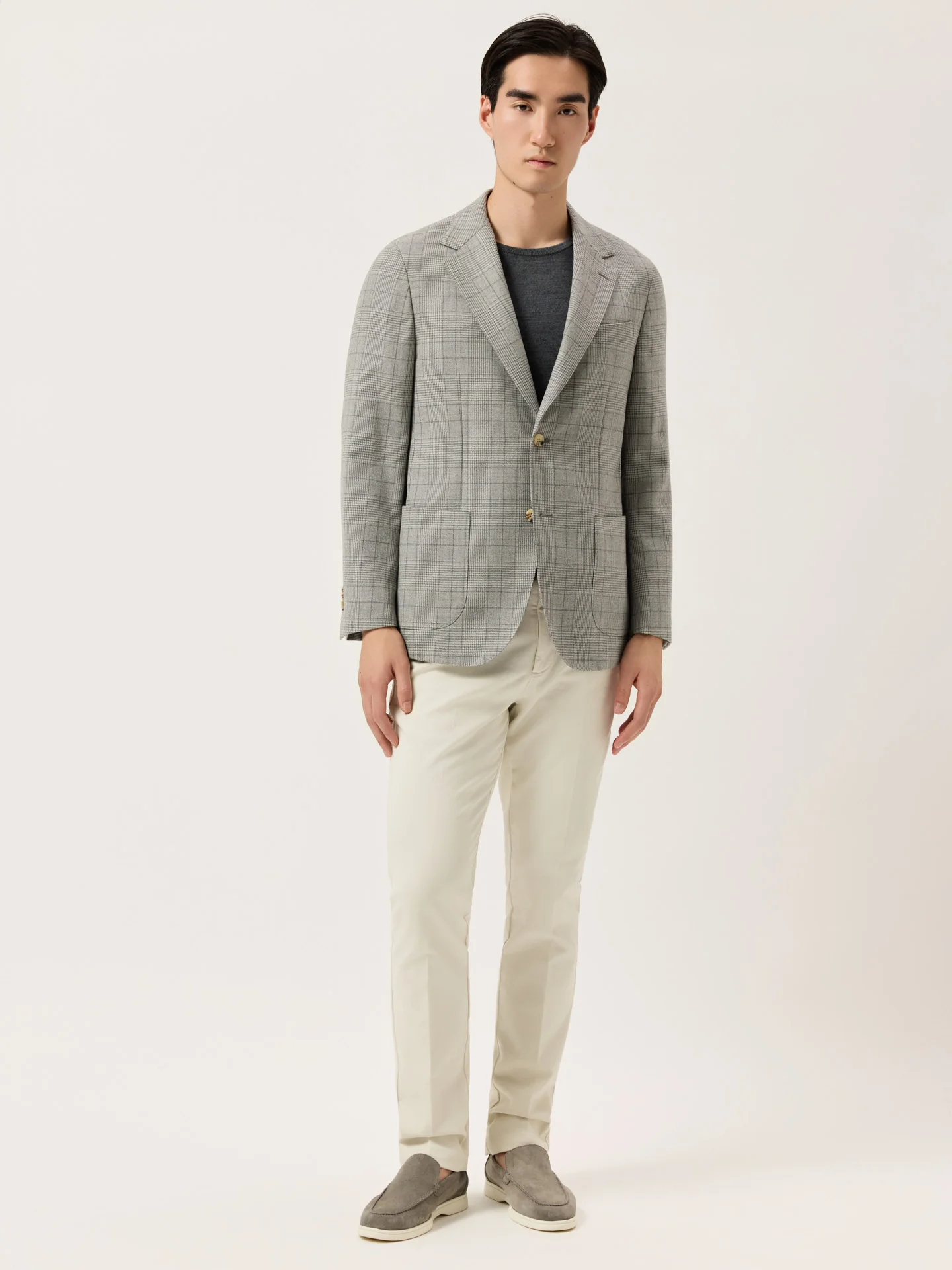 Calças Chino Slim Fit em Sarja Faded Garment Dye - Image 9