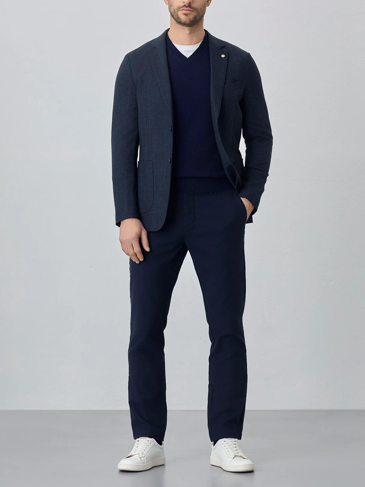 Calças chino slim fit garment dye estrutura fantasia - Image 5