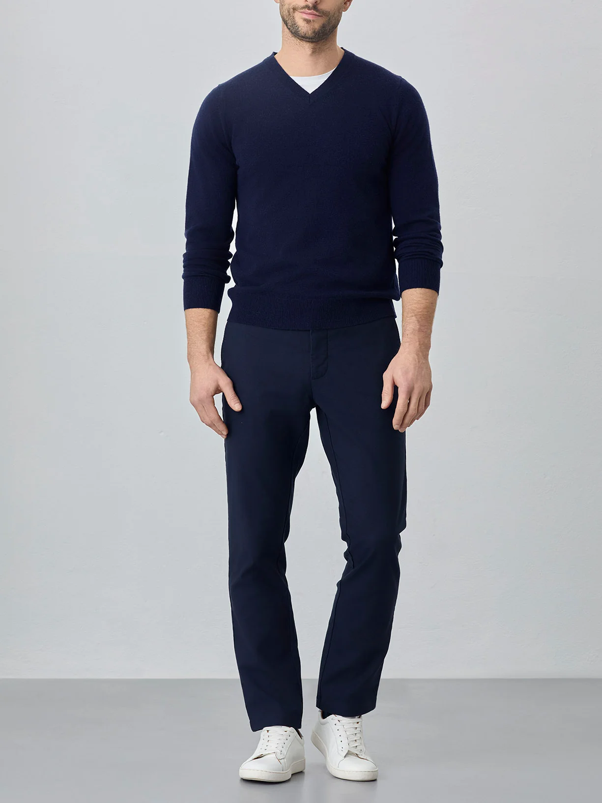 Calças chino slim fit garment dye estrutura fantasia - Image 6
