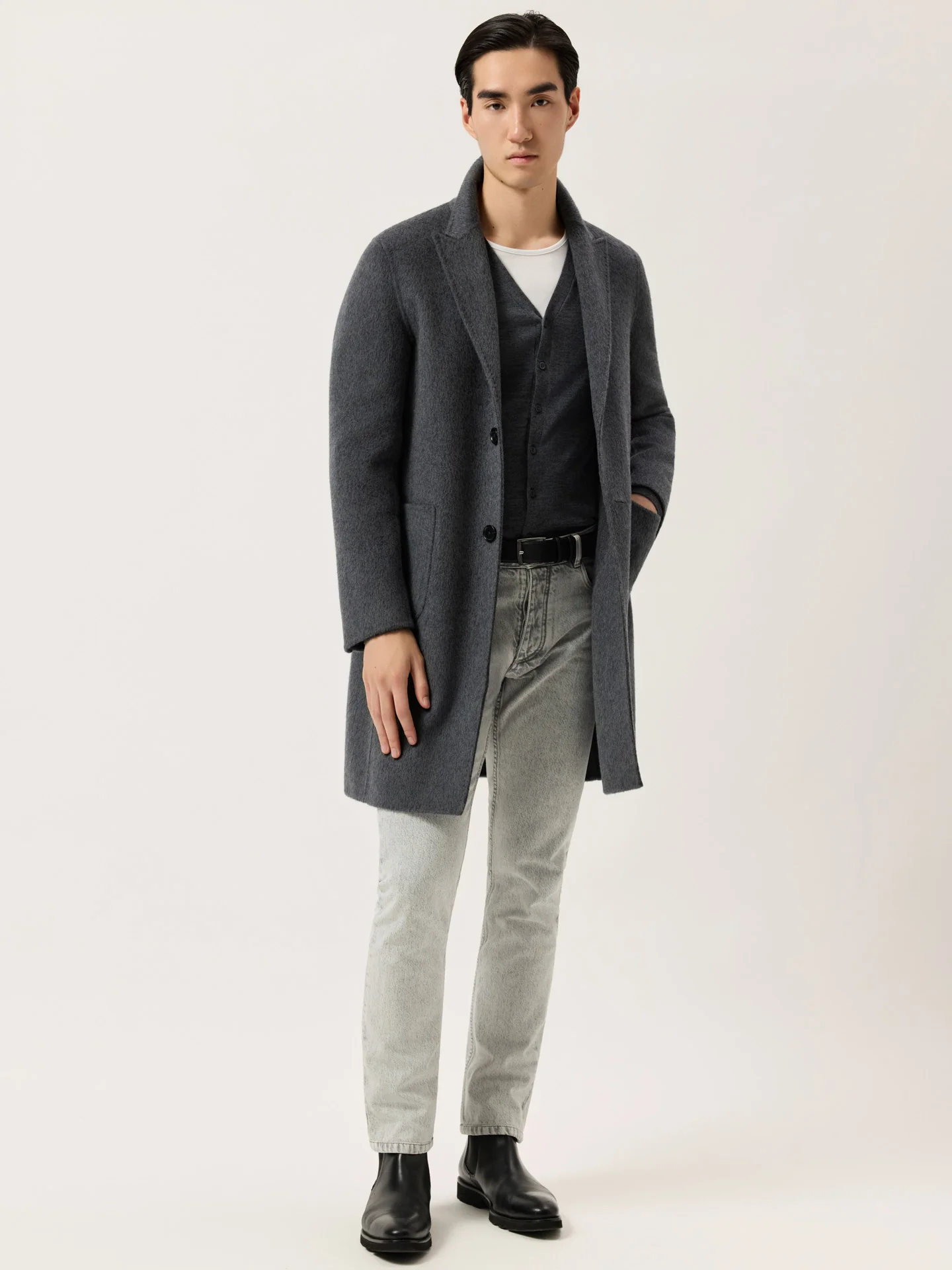 Calças de ganga slim fit em algodão premium - Image 5