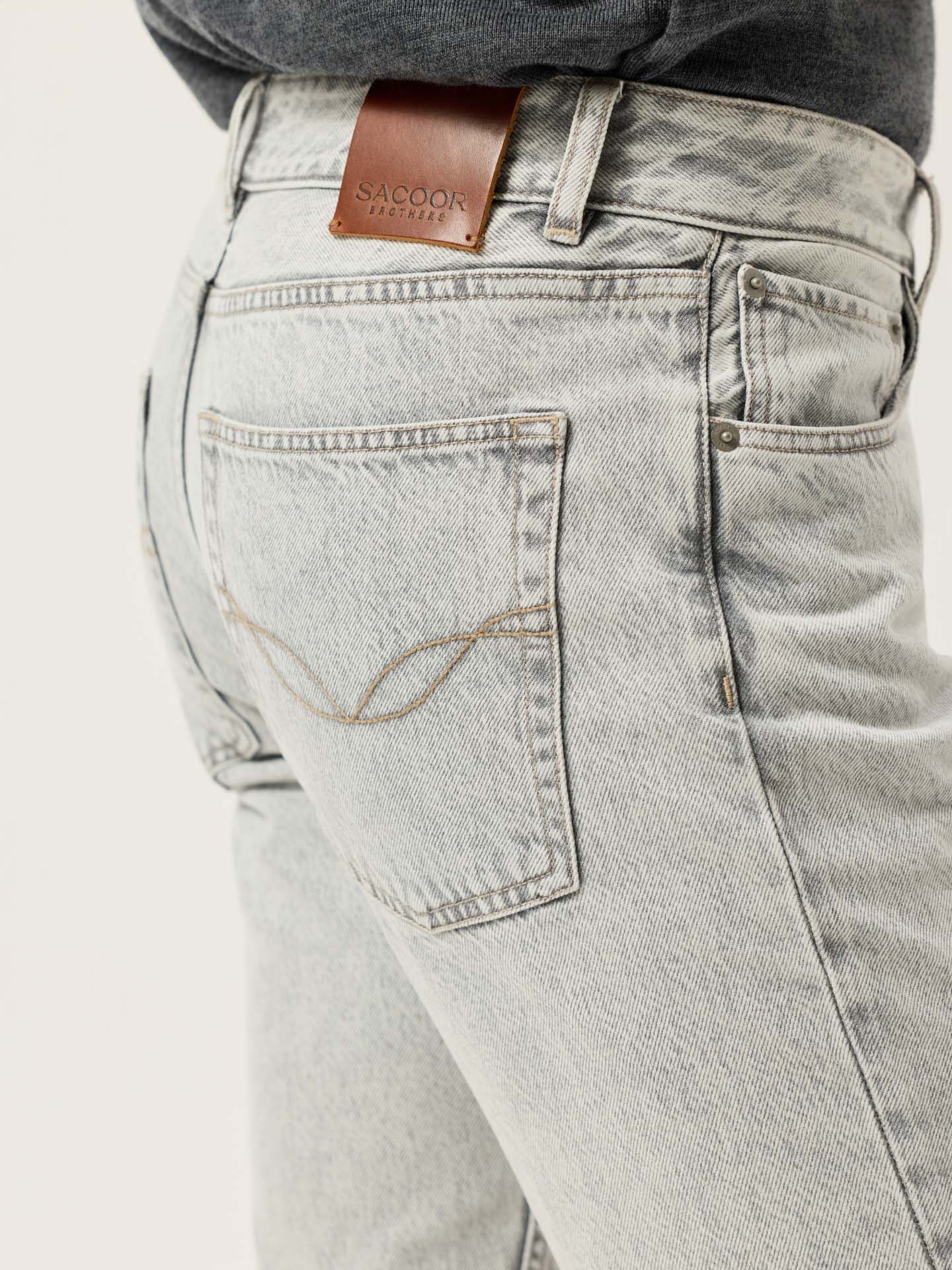Calças de ganga slim fit em algodão premium - Image 7