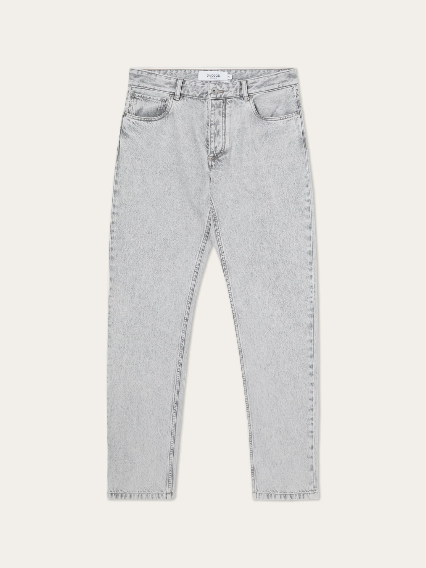 Calças de ganga slim fit em algodão premium - Image 8