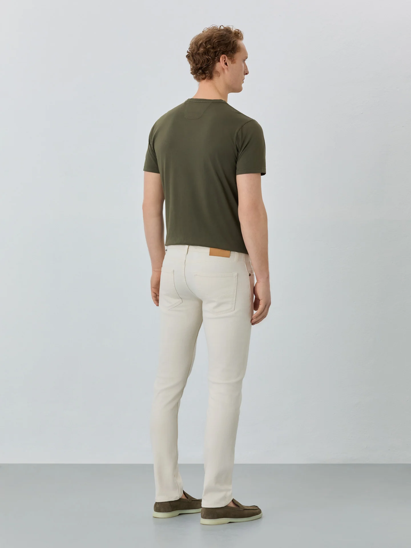 Calças de ganga slim fit overdyed - Image 3