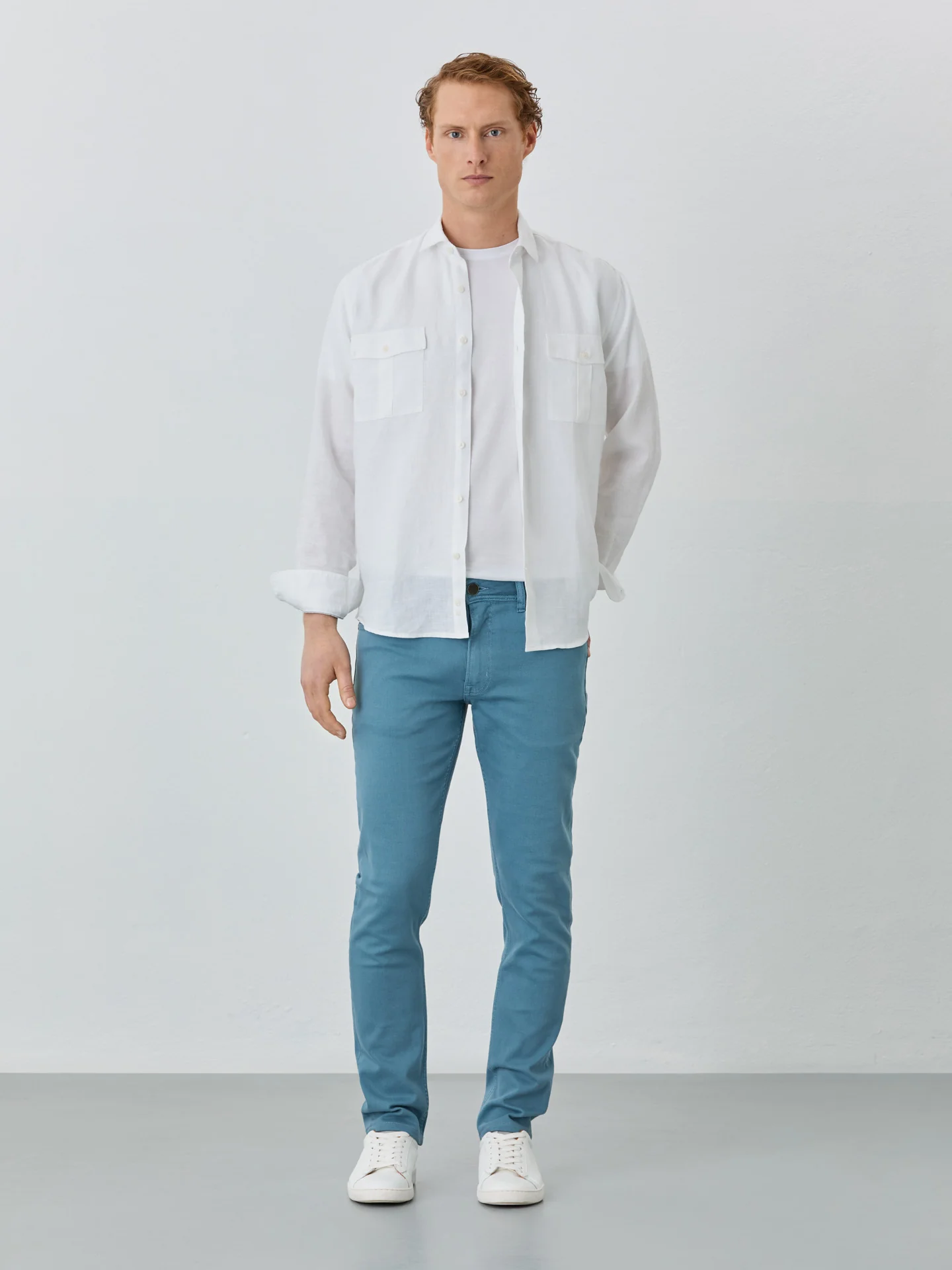 Calças de ganga slim fit overdyed - Image 8