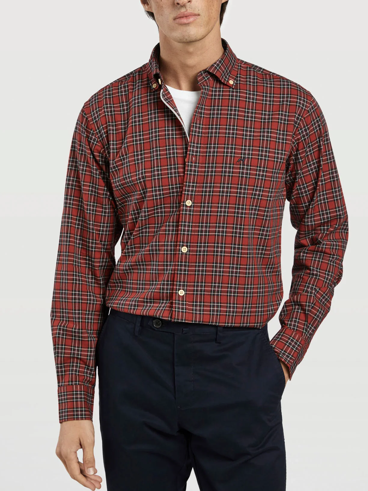 Camisa casual slim fit xadrez - Image 2