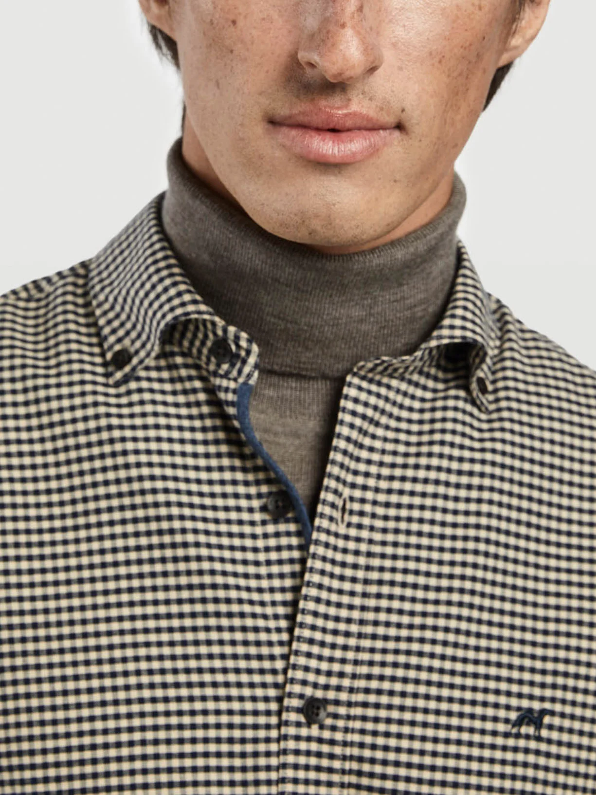 Camisa casual slim fit xadrez - Image 2