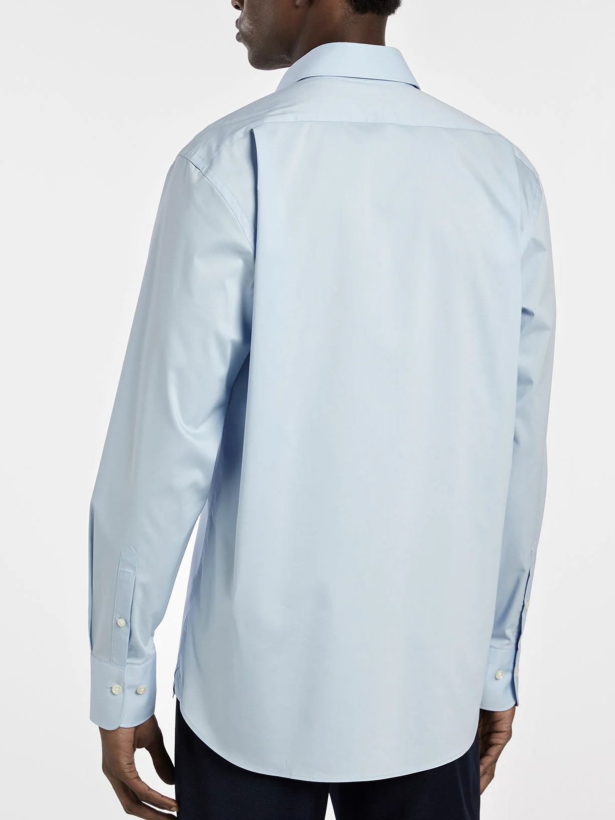 Camisa comfort business regular fit em popeline lisa - Image 3