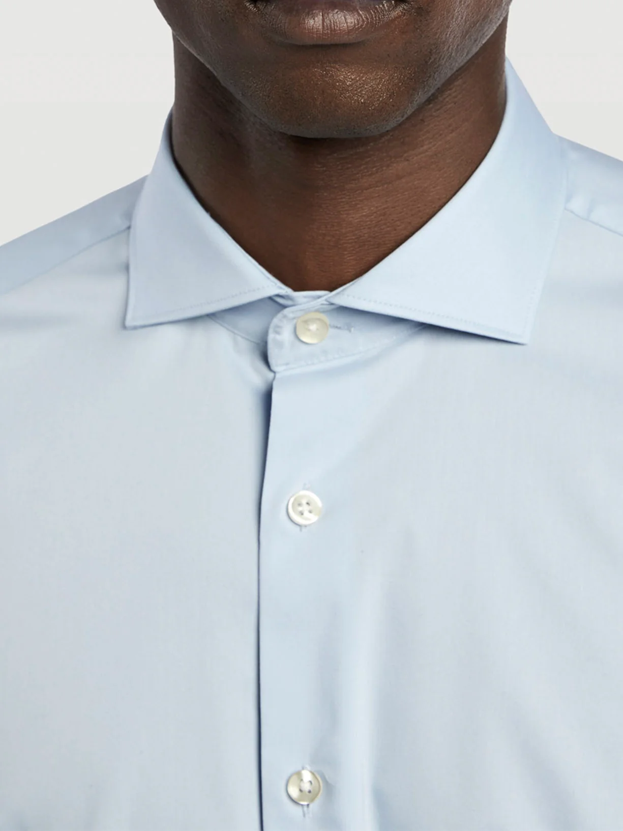 Camisa comfort business slim fit em popeline lisa - Image 3