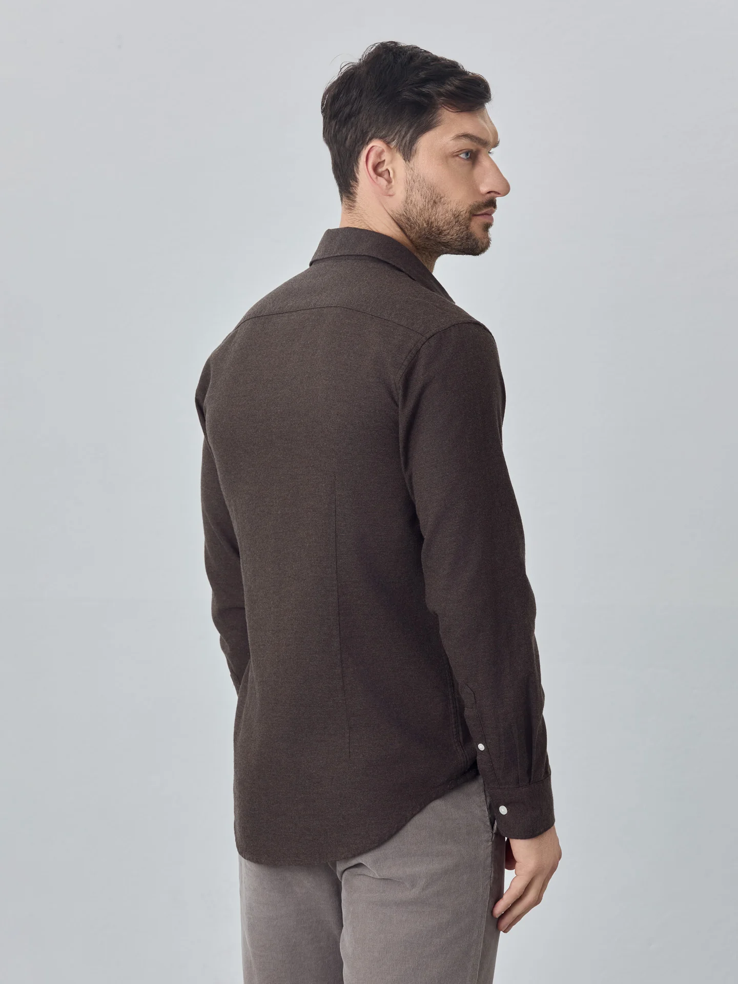 Camisa de flanela mélange suave - Image 4