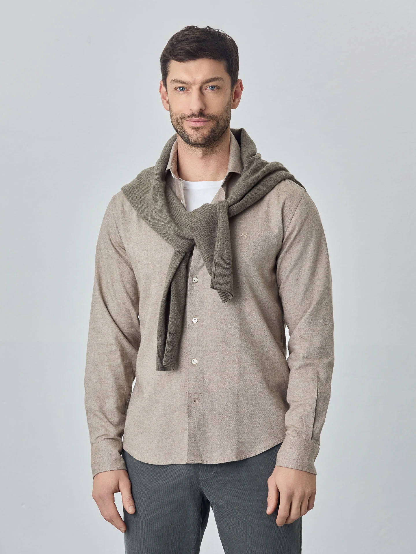 Camisa de flanela mélange suave - Image 6