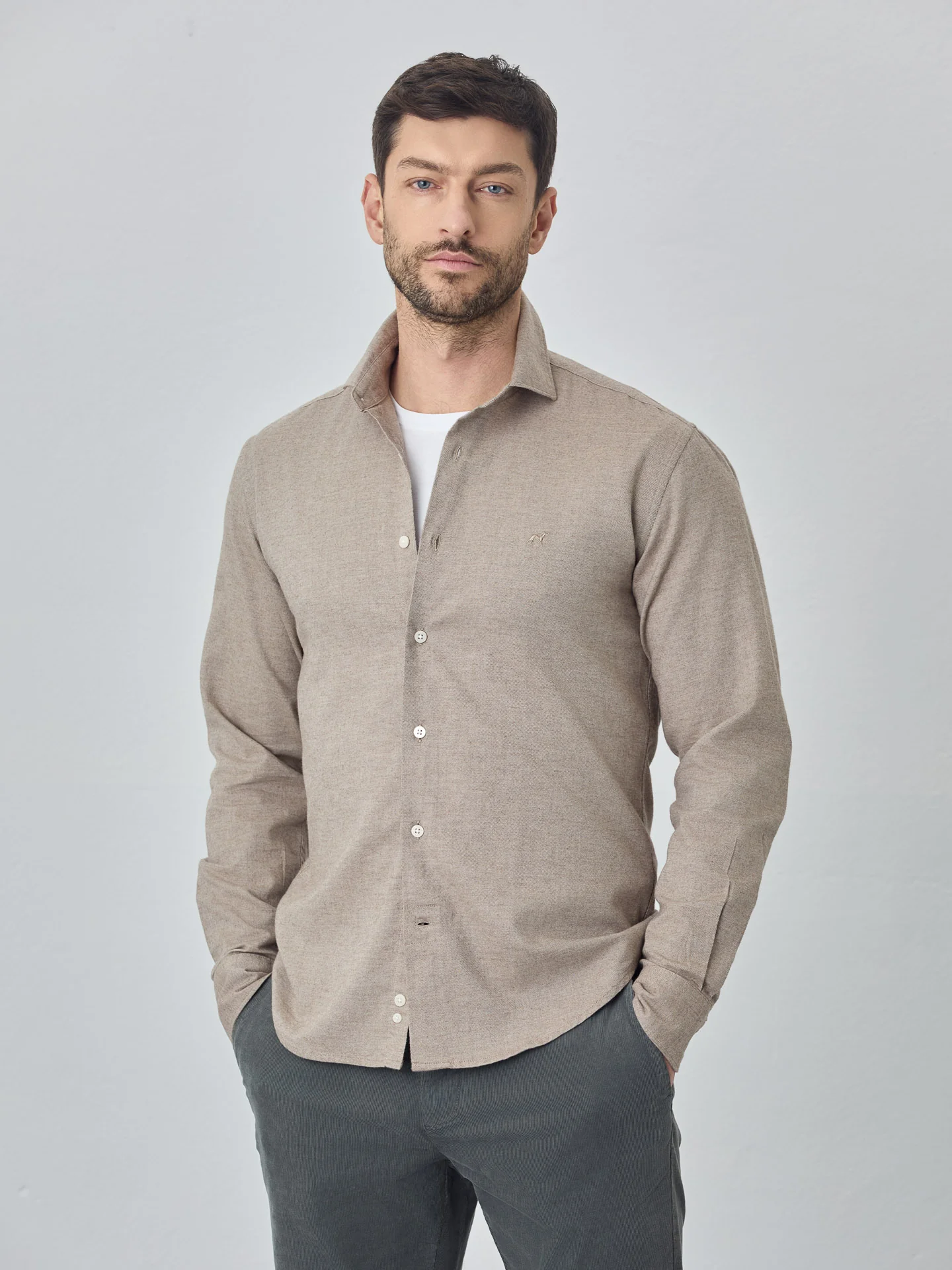 Camisa de flanela mélange suave - Image 7