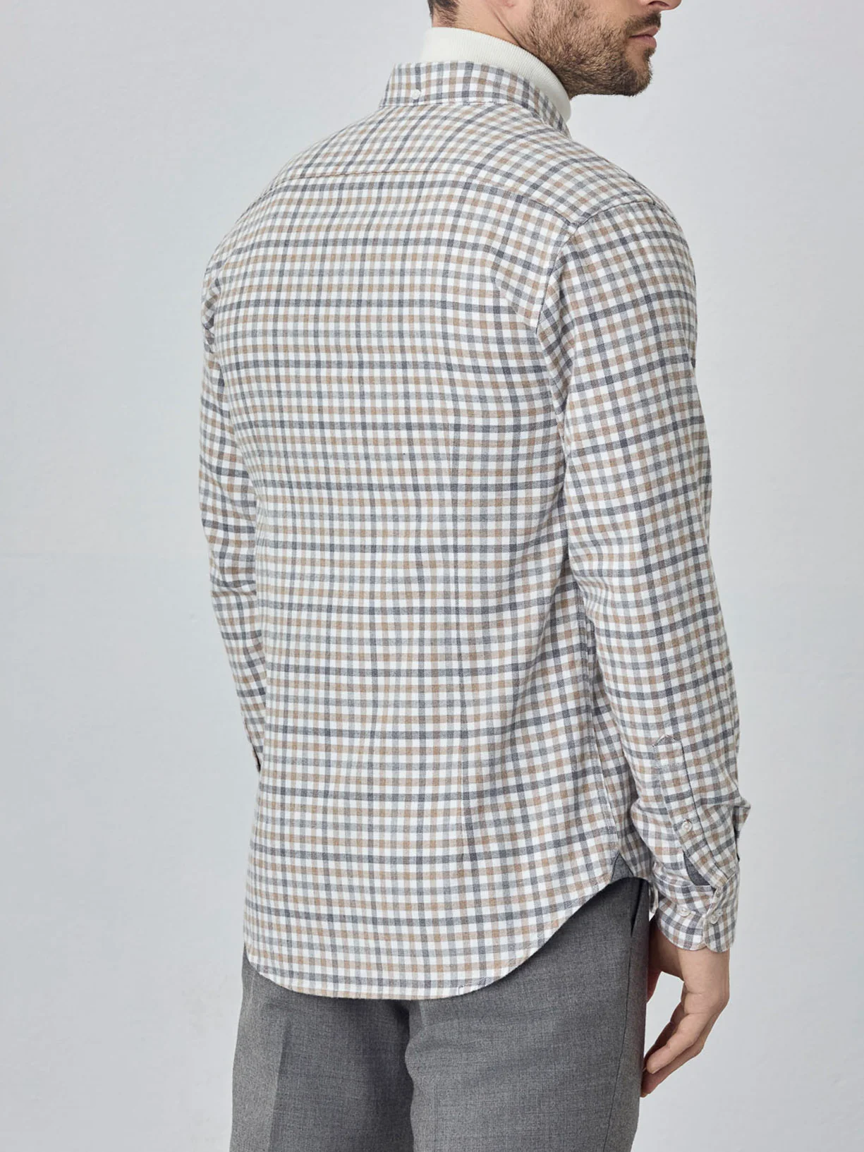 Camisa de flanela slim fit - Image 4