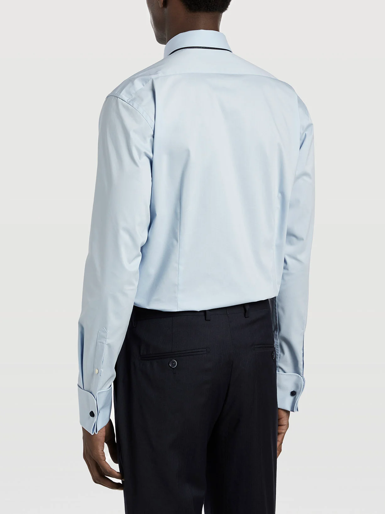 Camisa formal business comfort slim fit em popeline lisa - Image 3