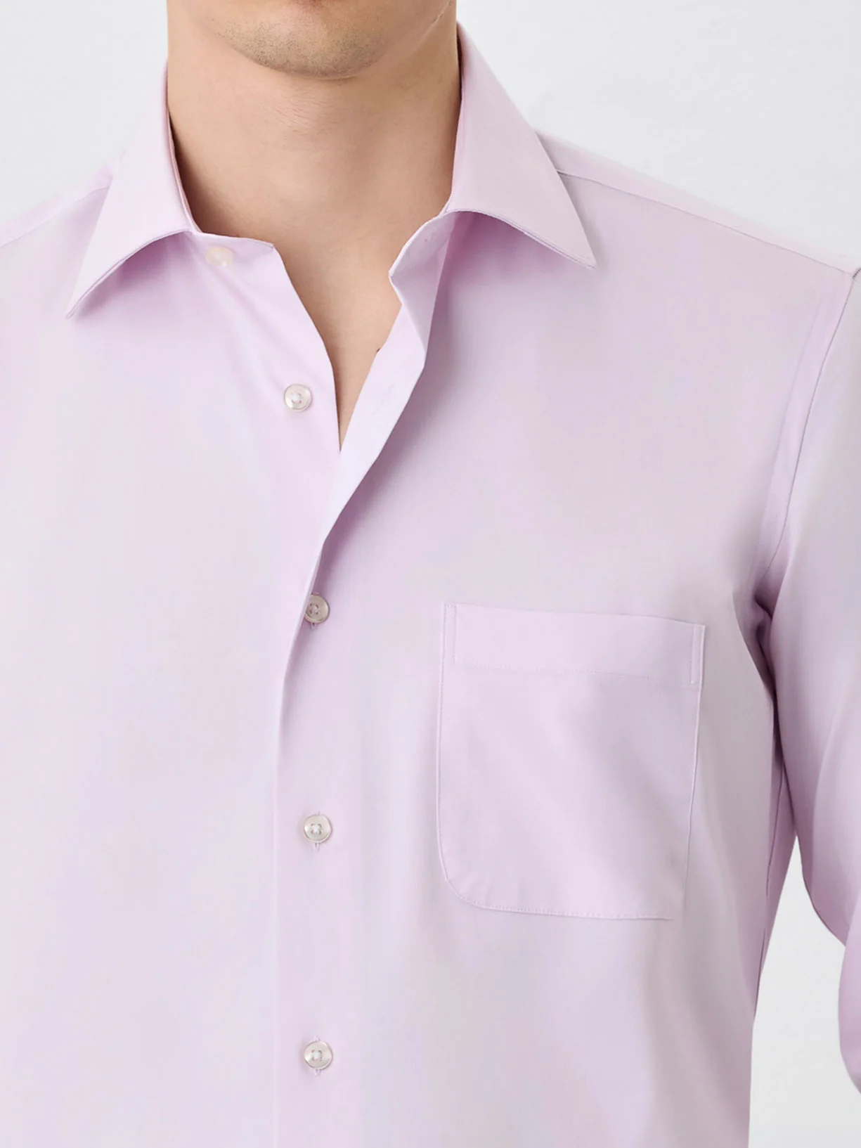 Camisa Regular Fit Com Colarinho Oxford Em Mistura De Algodão - Image 4