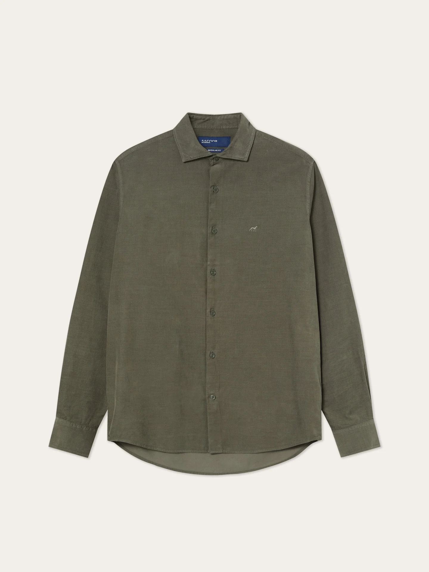 Camisa Regular Fit em Micro Bombazine com Pigment-Dyed - Image 10