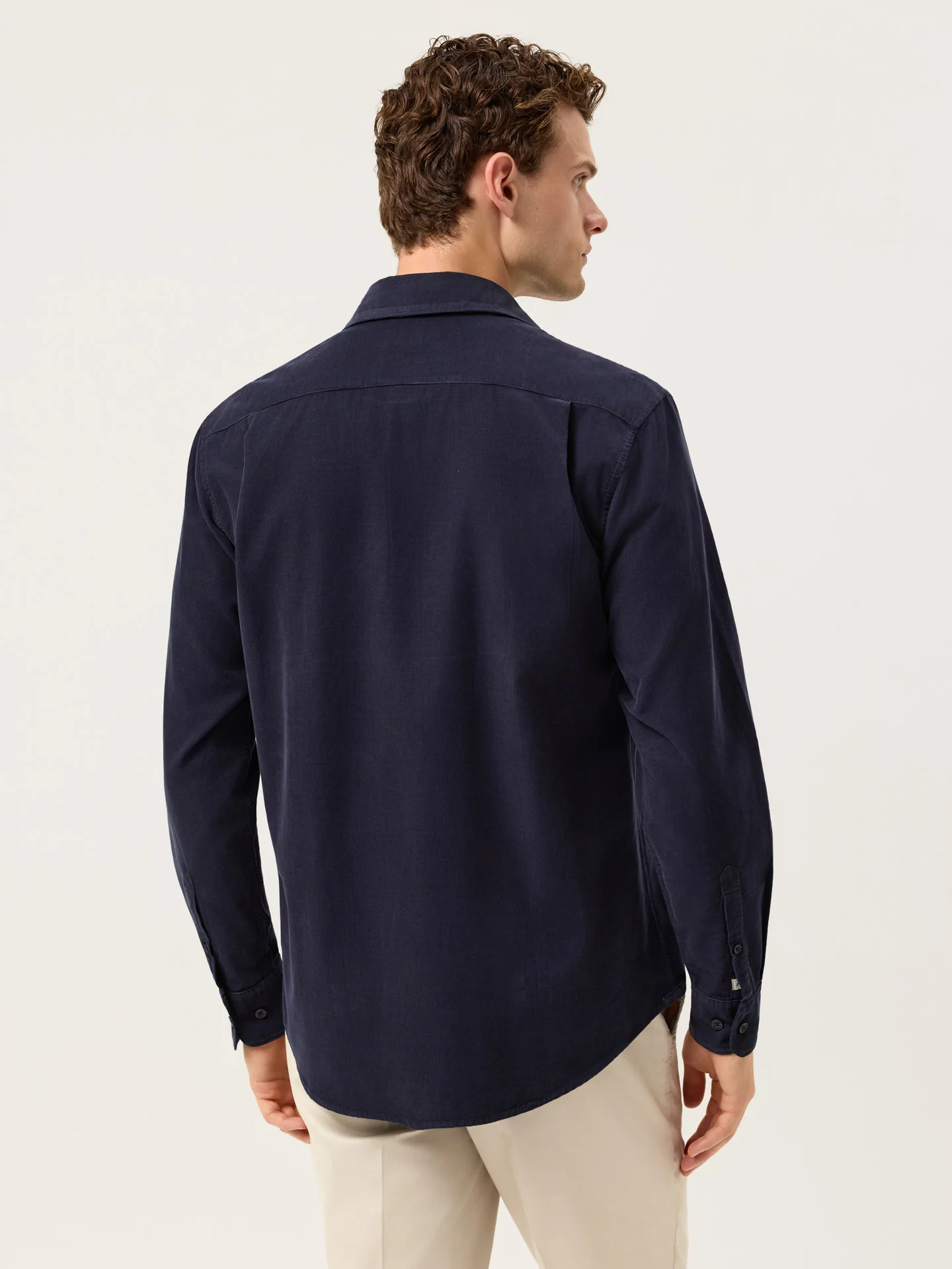 Camisa Regular Fit em Micro Bombazine com Pigment-Dyed - Image 3