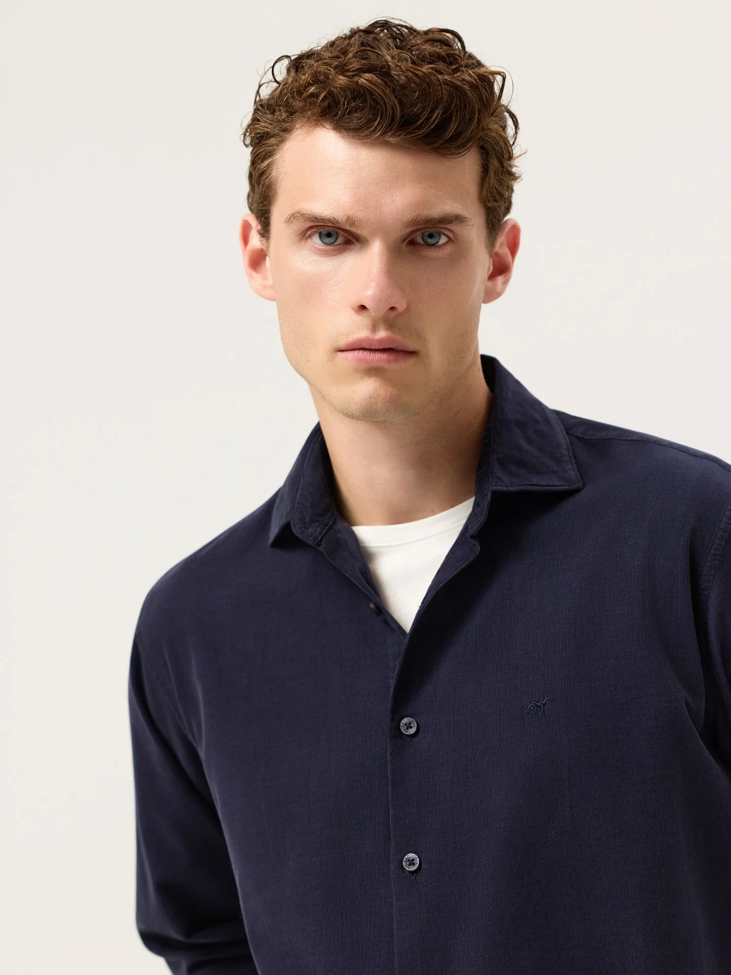 Camisa Regular Fit em Micro Bombazine com Pigment-Dyed - Image 4