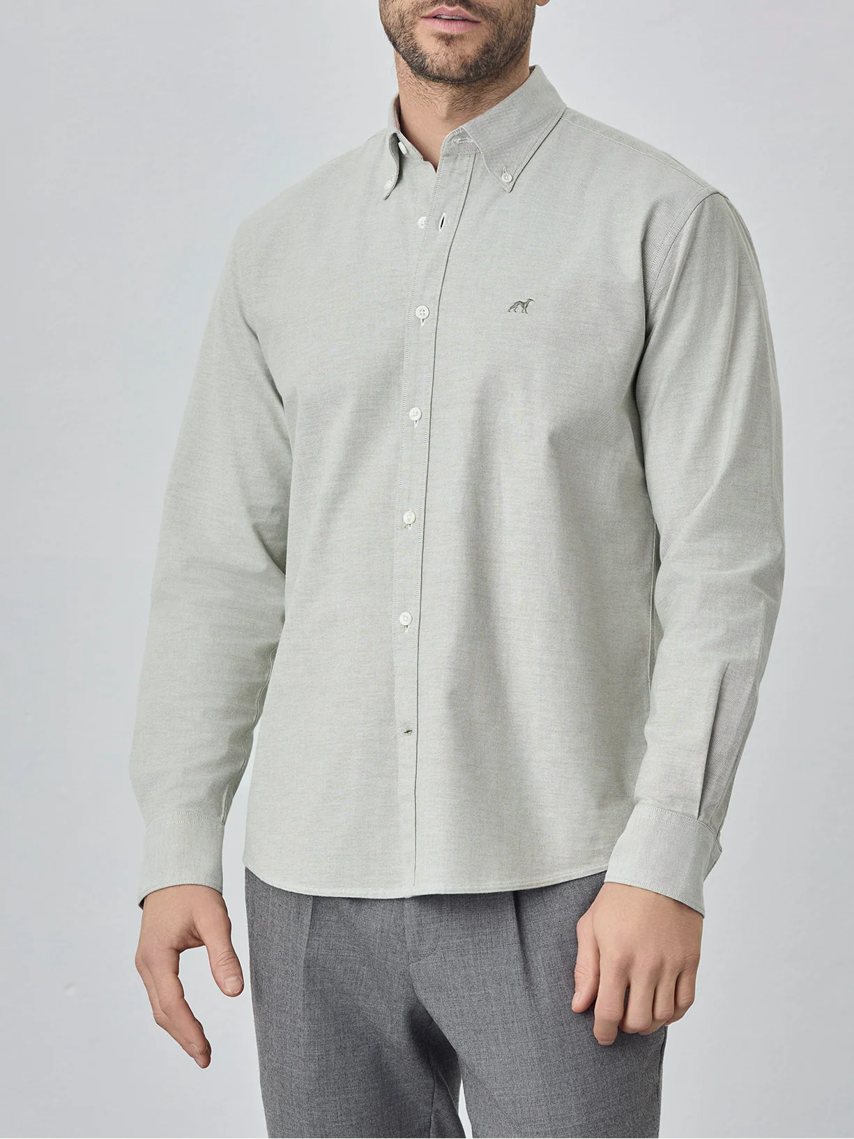 Camisa regular fit em oxford - Image 5