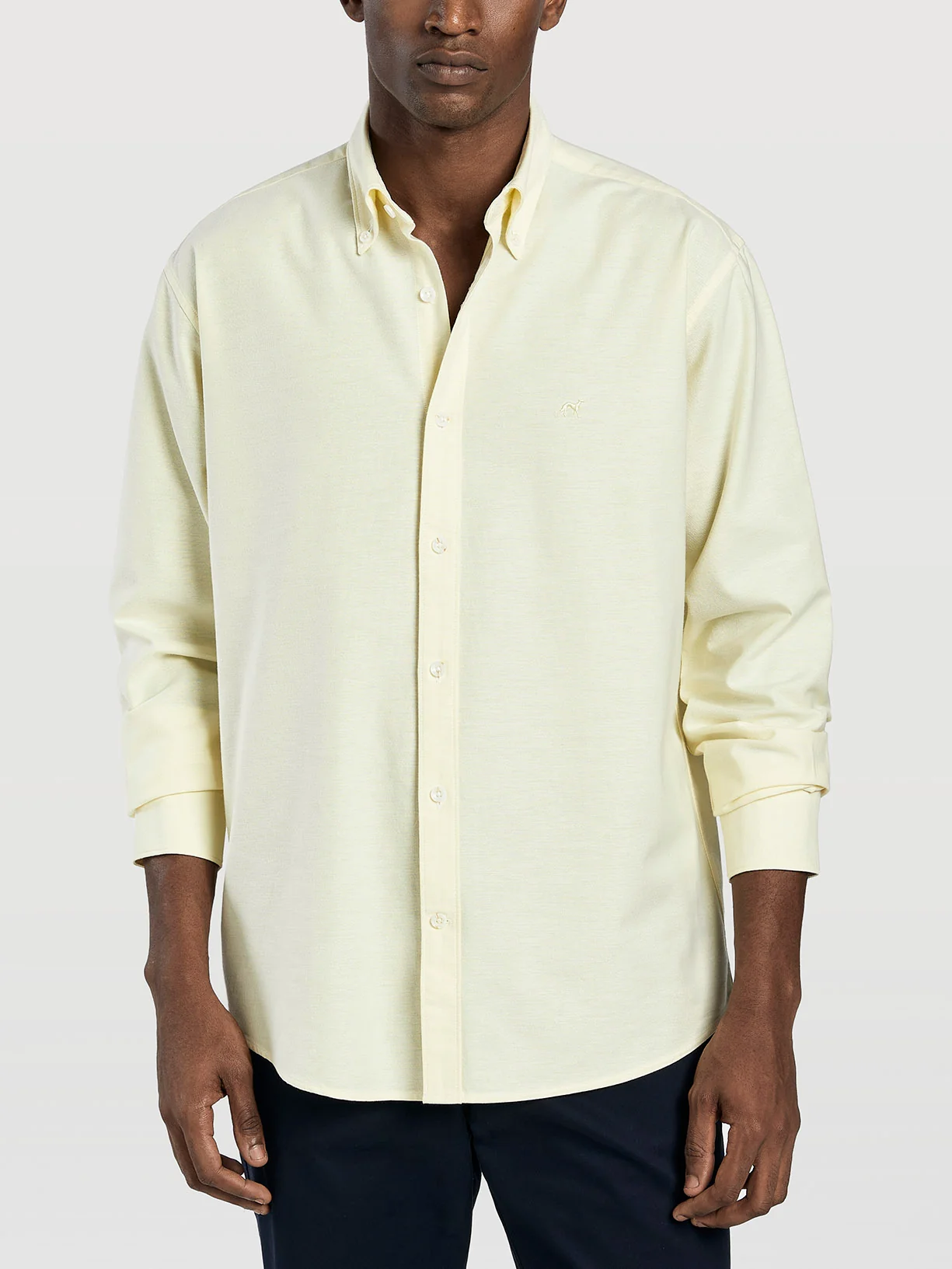 Camisa regular fit oxford liso 100%algodão bci - Image 10