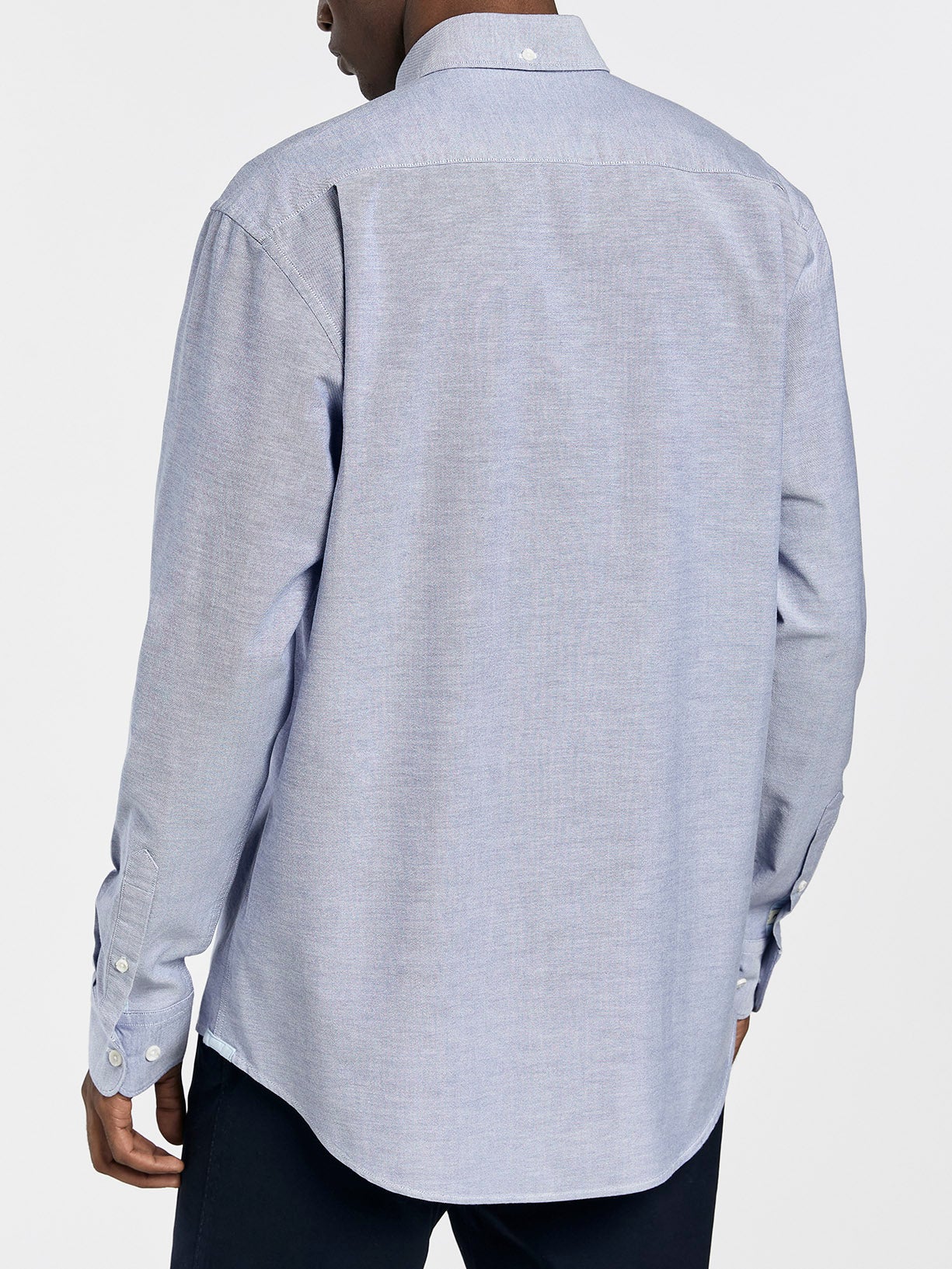 Camisa regular fit oxford liso 100%algodão bci - Image 5