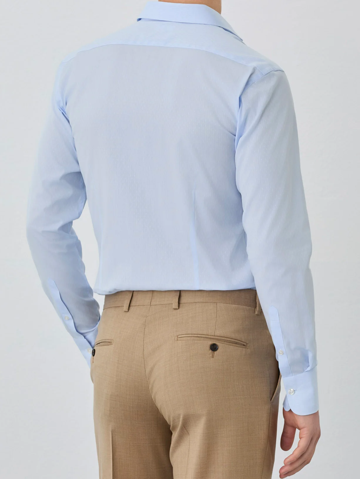 Camisa Slim Fit Com Colarinho Dublin Em Algodão - Image 3