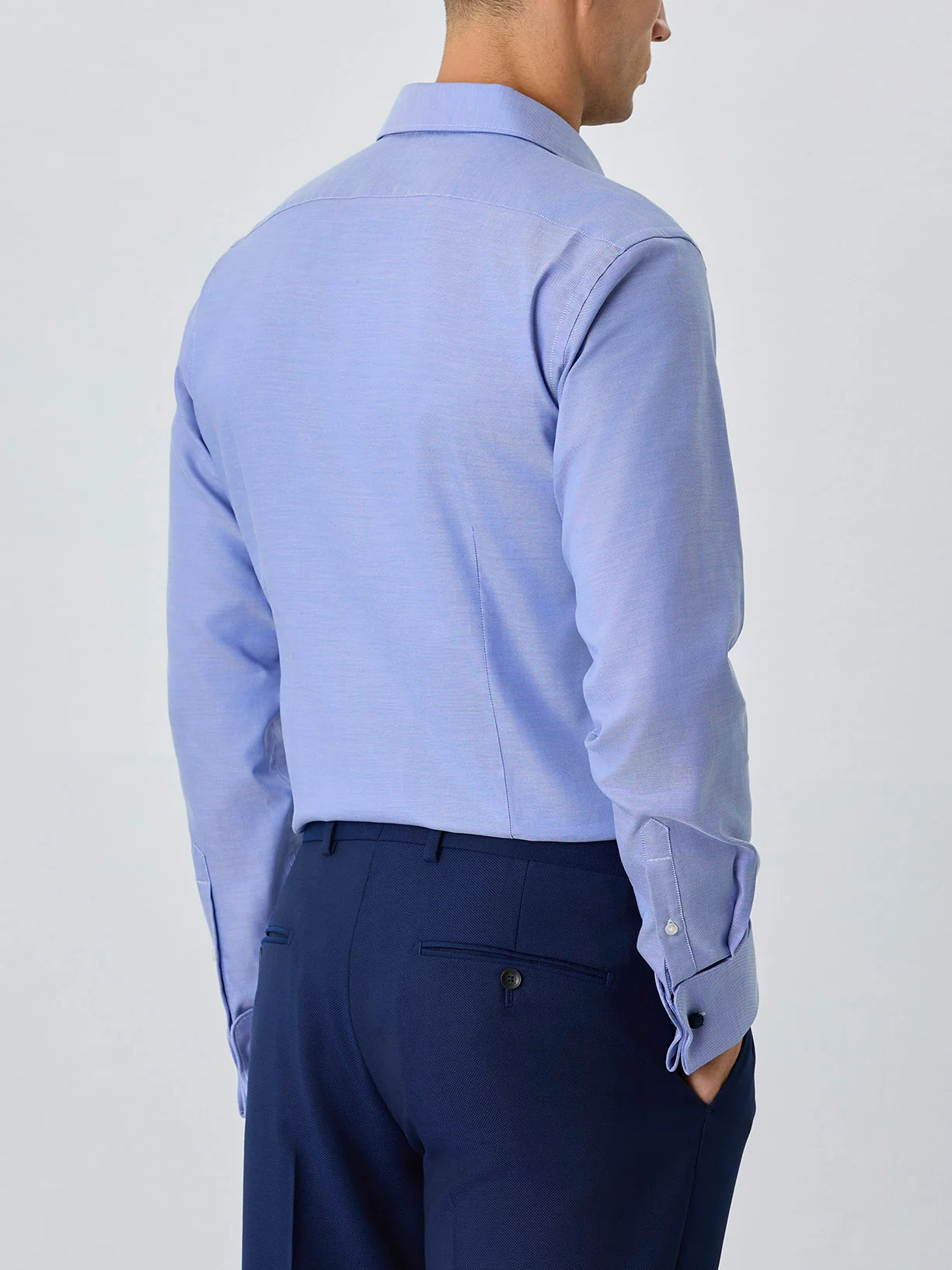 Camisa Slim Fit Com Colarinho Dublin Em Algodão - Image 4