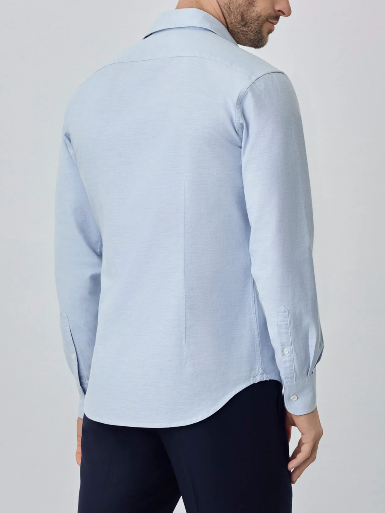 Camisa slim fit de oxfort - Image 3