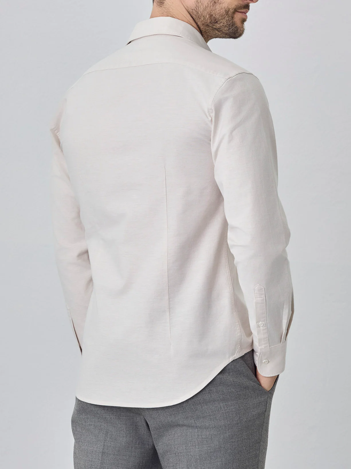 Camisa slim fit de oxfort - Image 7