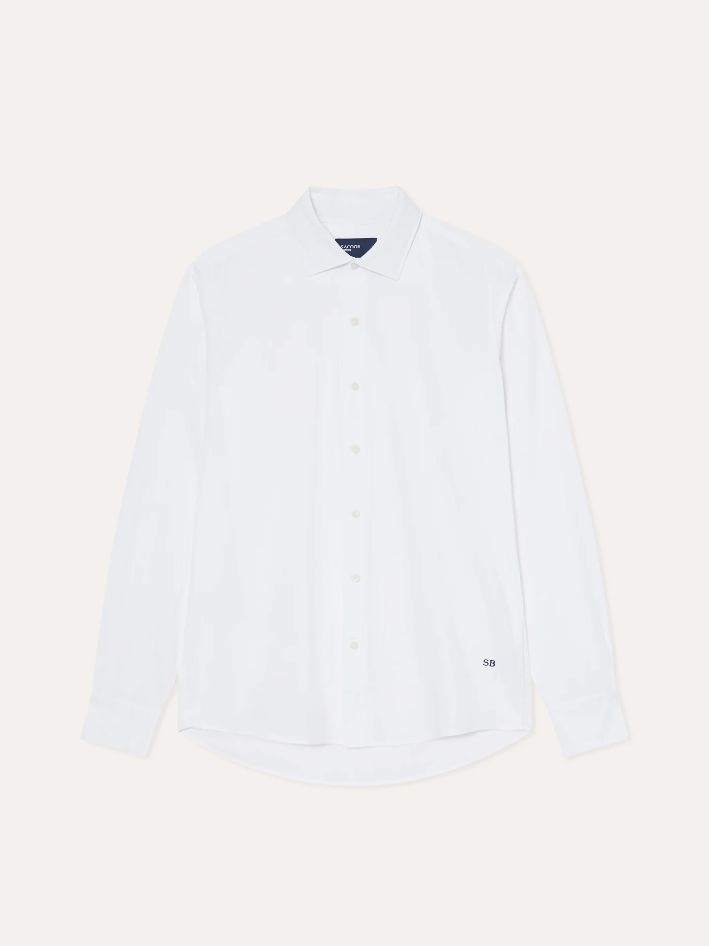 Camisa slim fit em estrutura piqué garment dye com colarinho aberto - Image 17