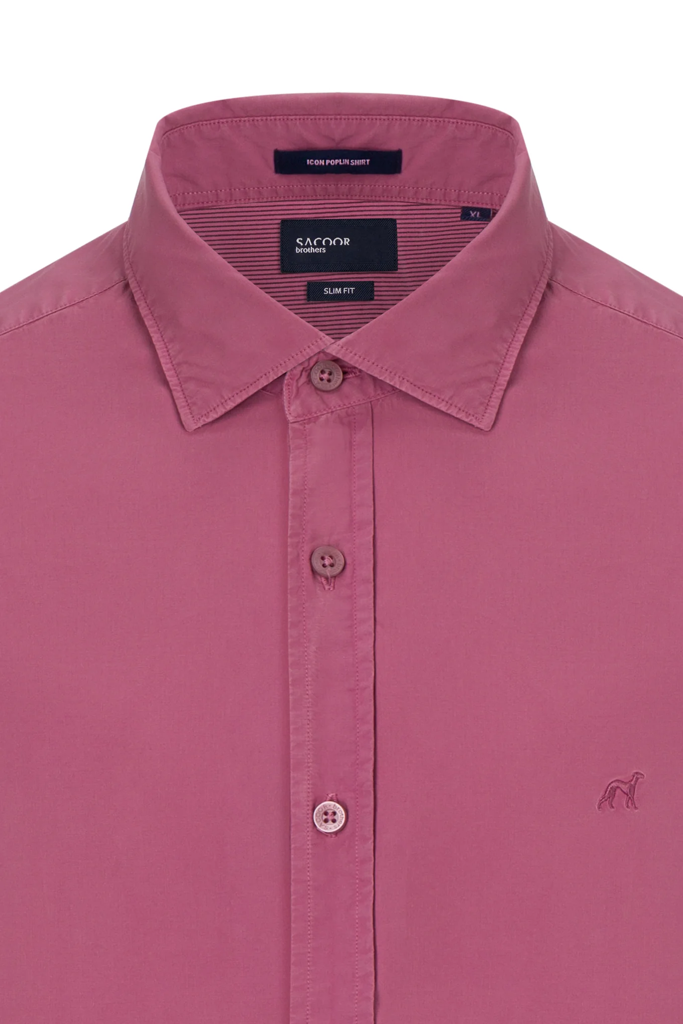 Camisa slim fit popeline garment dye - Image 29