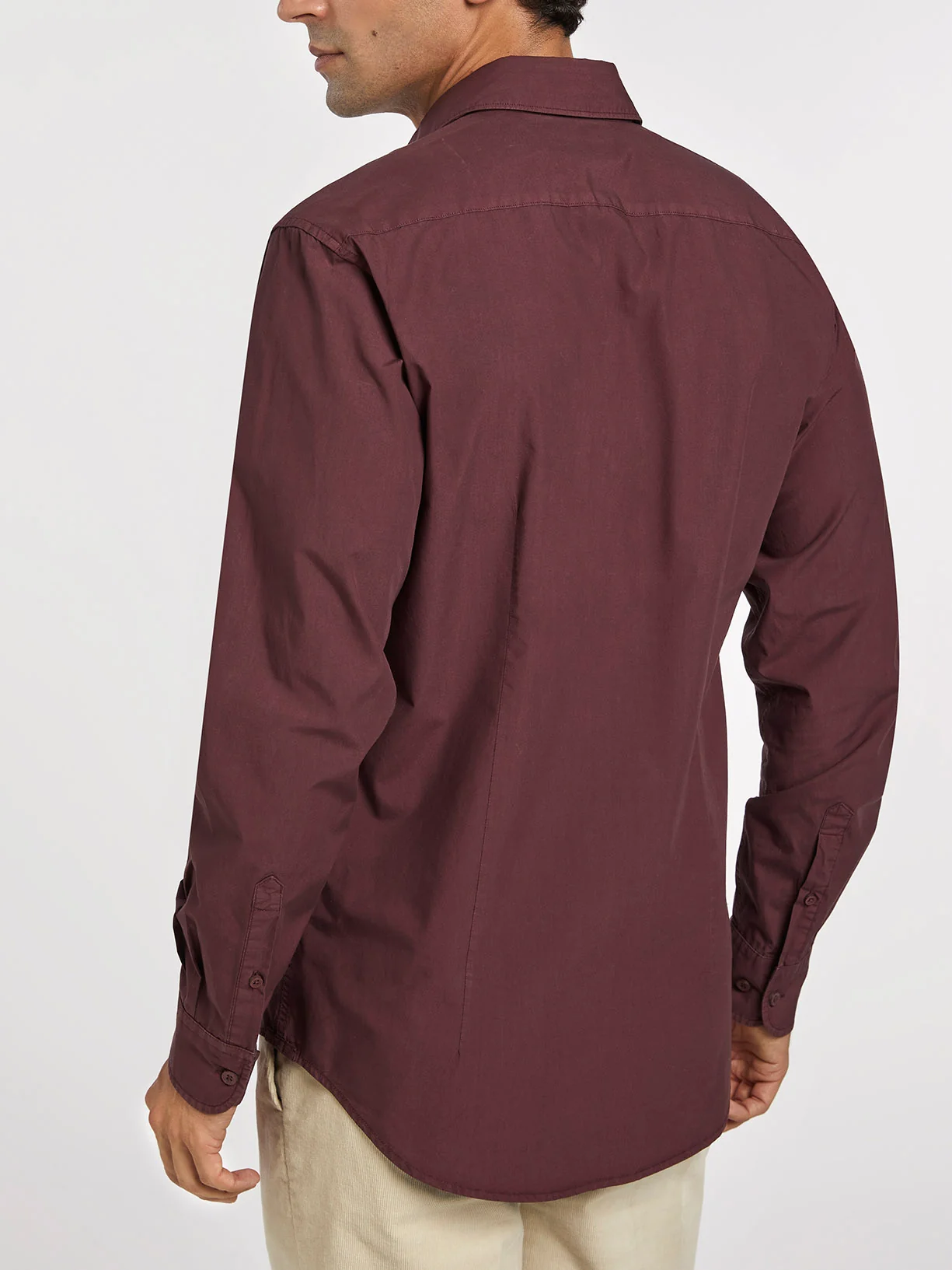 Camisa slim fit popeline garment dye - Image 3